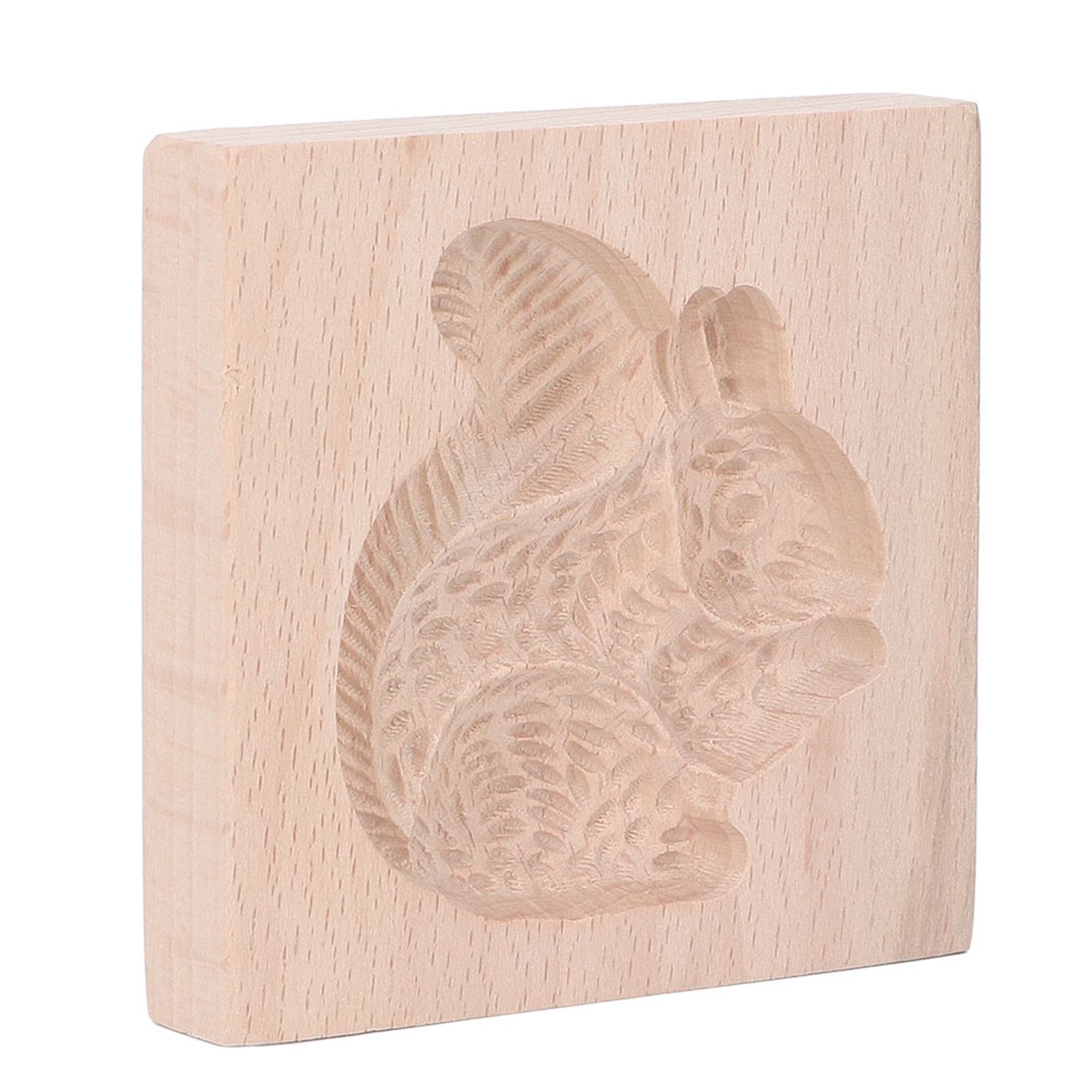 Wooden Cookie Mould Beechwood Reusable Washable Biscuit Press Stamp Mold for view 7