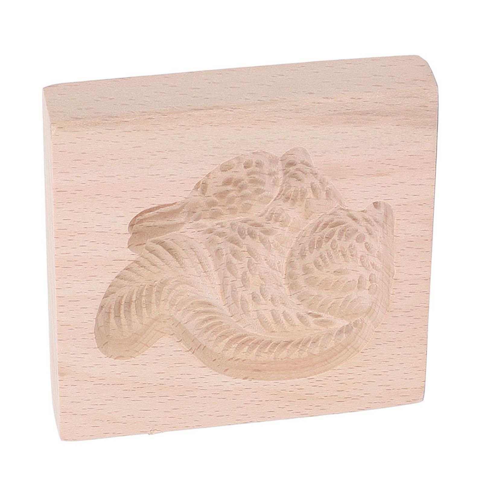 Wooden Cookie Mould Beechwood Reusable Washable Biscuit Press Stamp Mold for view 8