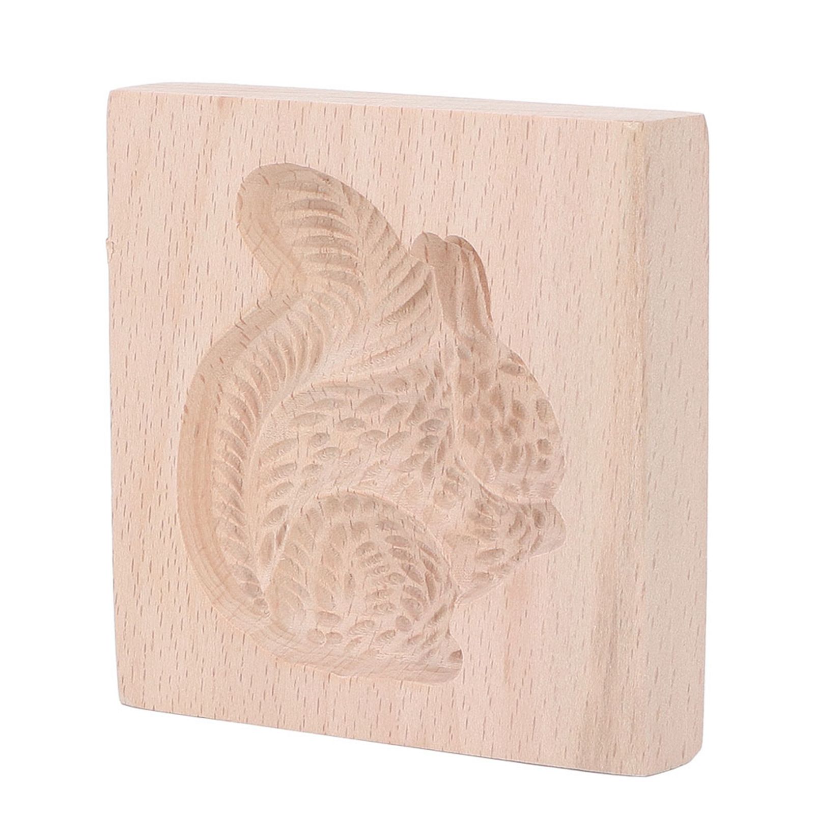 Wooden Cookie Mould Beechwood Reusable Washable Biscuit Press Stamp Mold for view 9