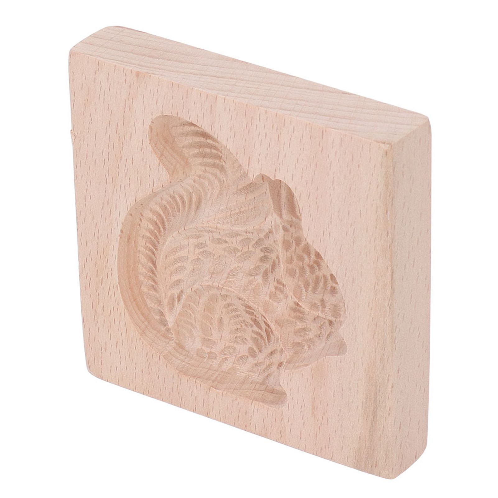 Wooden Cookie Mould Beechwood Reusable Washable Biscuit Press Stamp Mold for view 10
