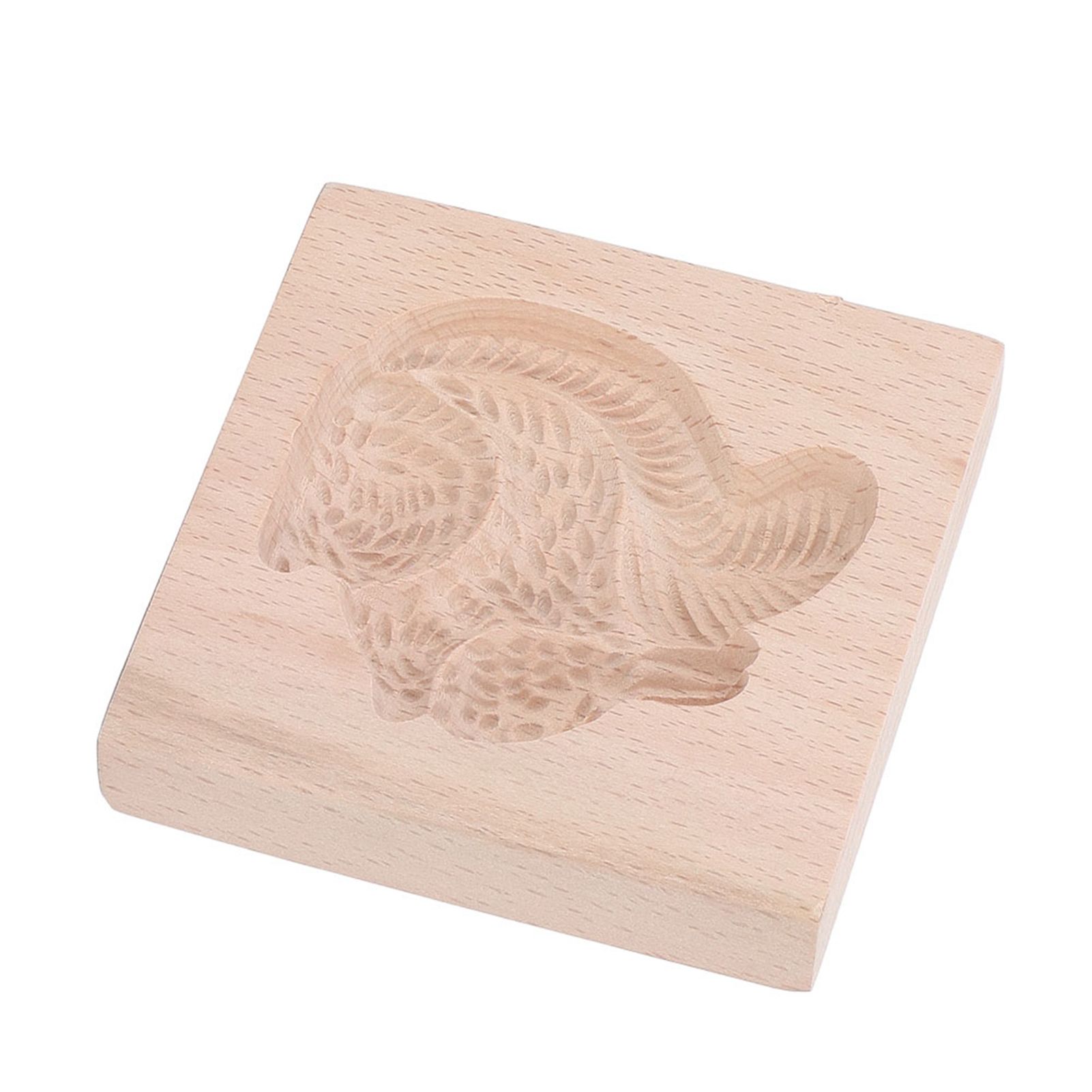 Wooden Cookie Mould Beechwood Reusable Washable Biscuit Press Stamp Mold for view 13