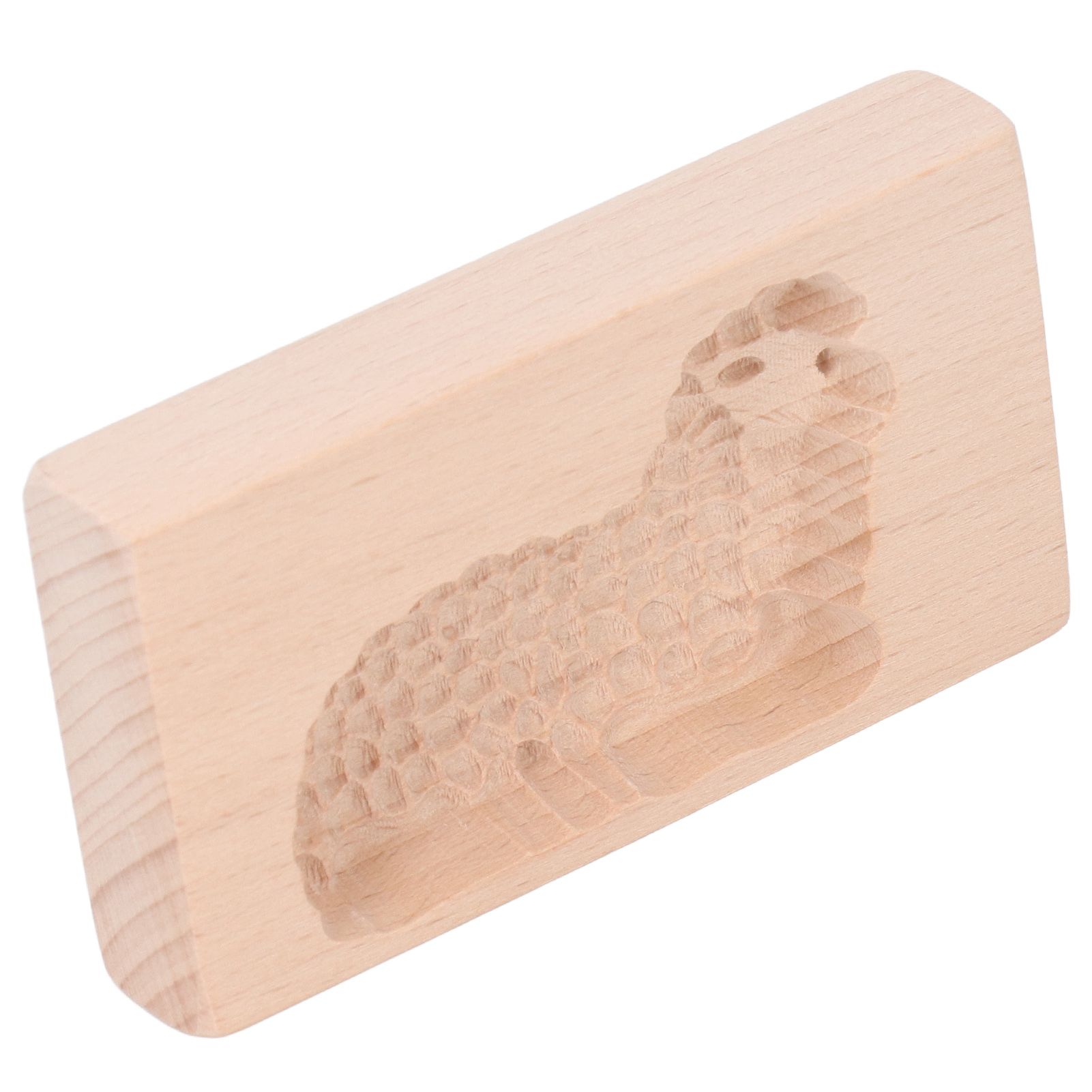 Animal Cookie Mold Lovely Vivid Wooden Biscuit Press Stamp Easy Demoulding view 3