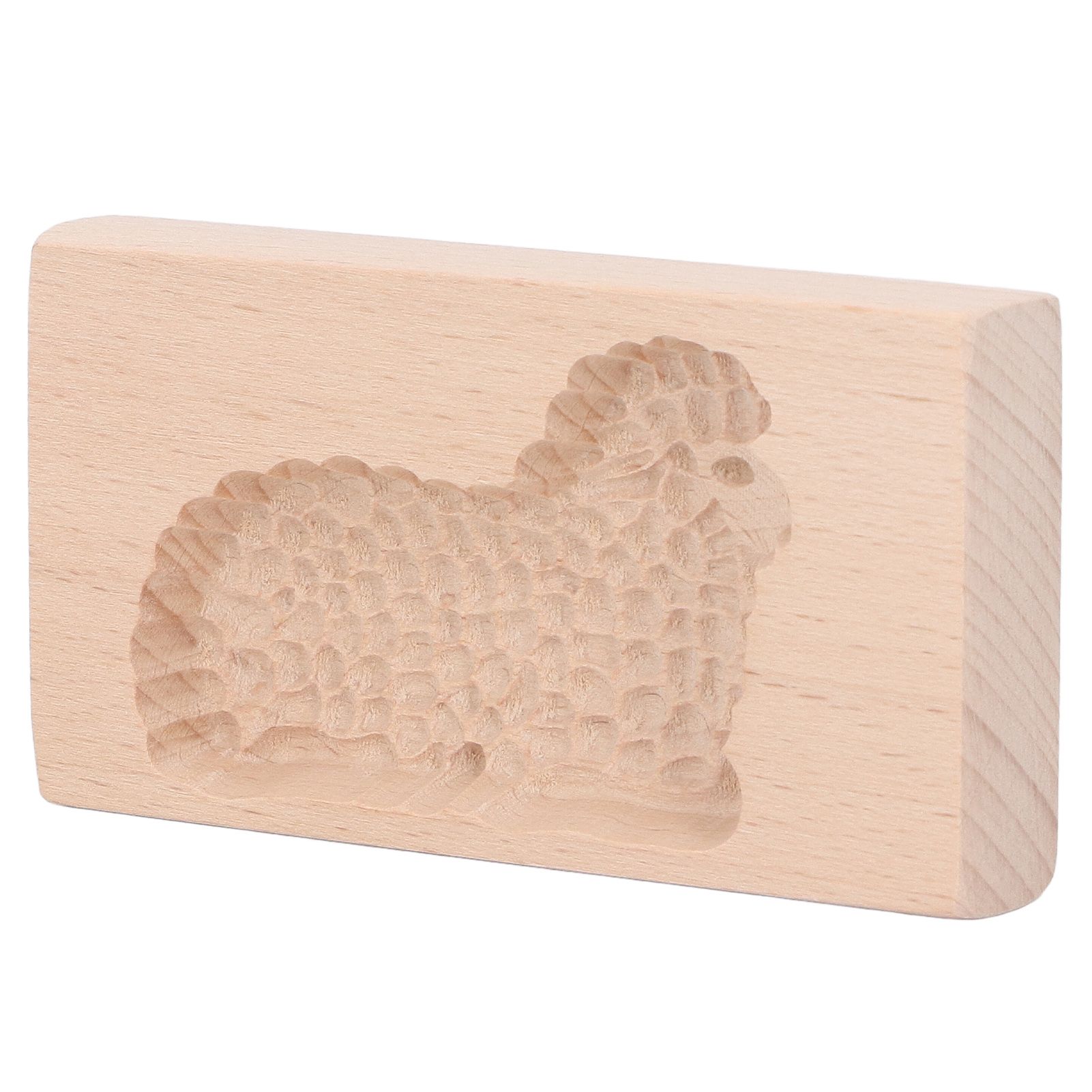 Animal Cookie Mold Lovely Vivid Wooden Biscuit Press Stamp Easy Demoulding view 5
