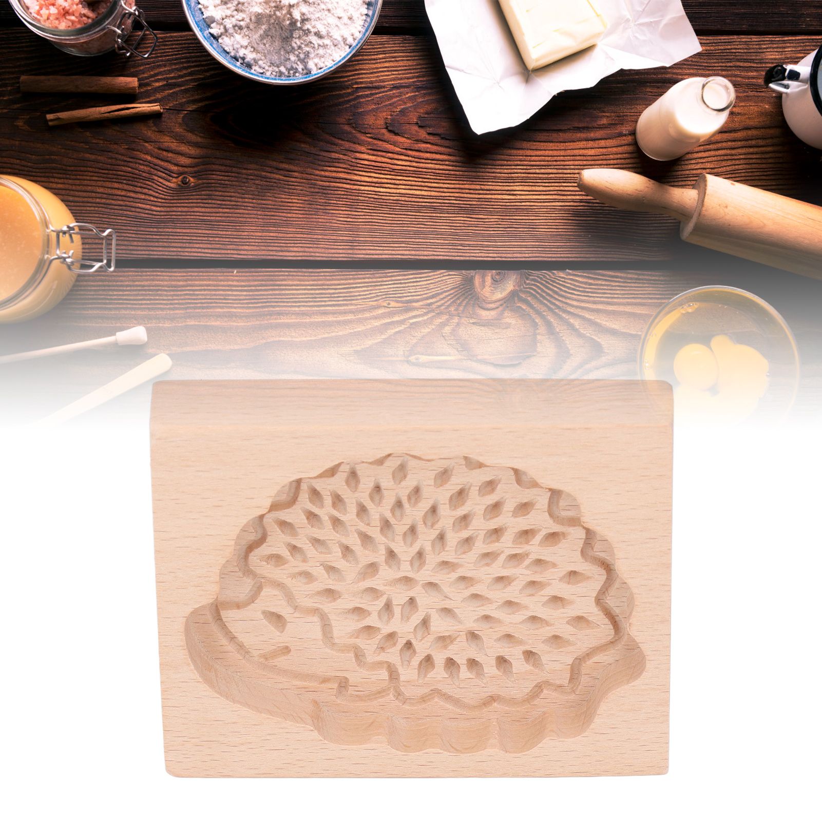 Animal Cookie Mold Lovely Vivid Wooden Biscuit Press Stamp Easy Demoulding view 11