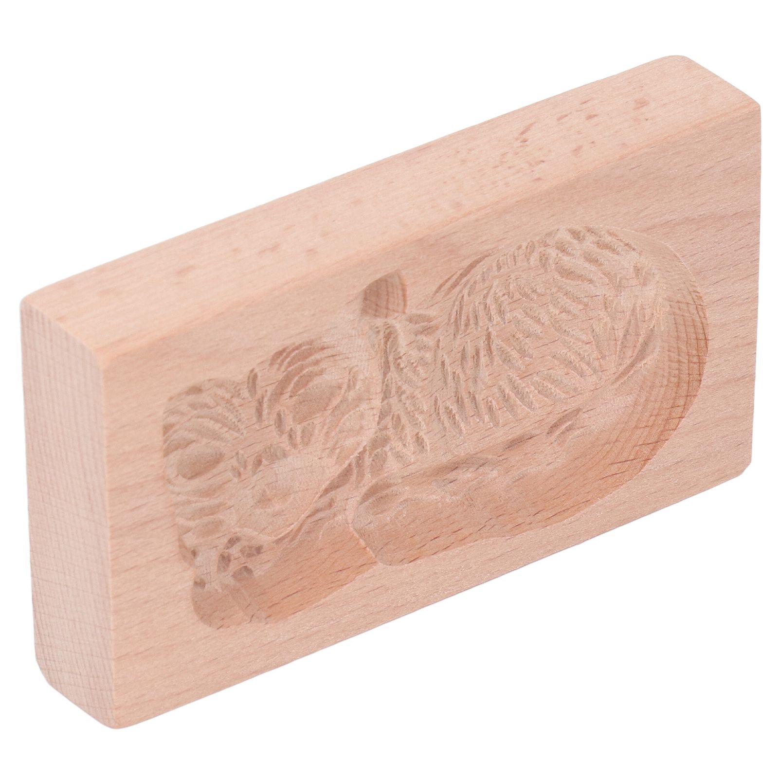 Animal Cookie Mold Lovely Vivid Wooden Biscuit Press Stamp Easy Demoulding view 3