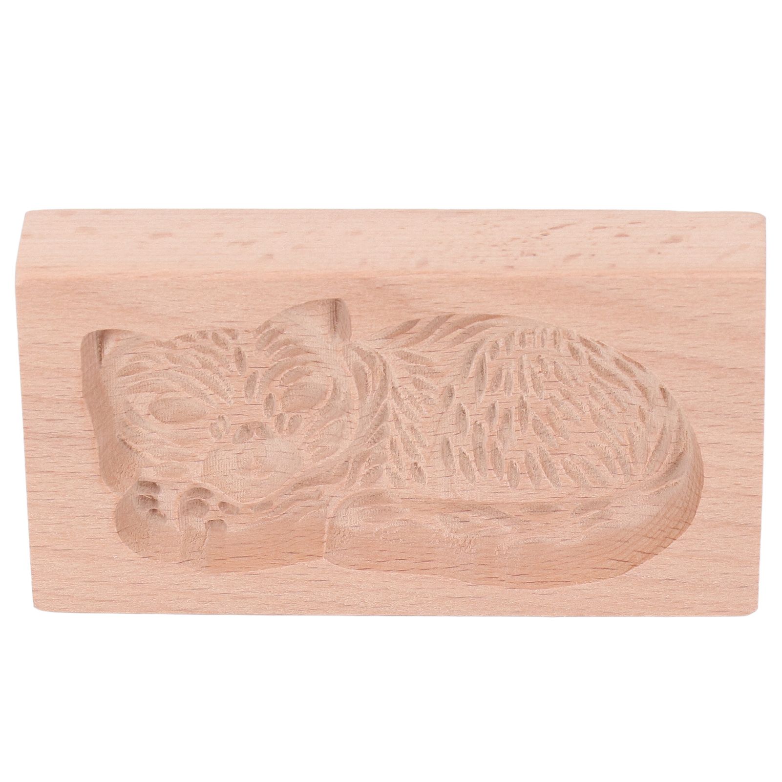 Animal Cookie Mold Lovely Vivid Wooden Biscuit Press Stamp Easy Demoulding view 4