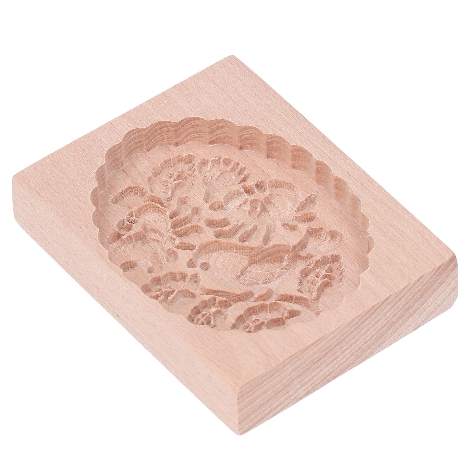 Animal Cookie Mold Lovely Vivid Wooden Biscuit Press Stamp Easy Demoulding view 5