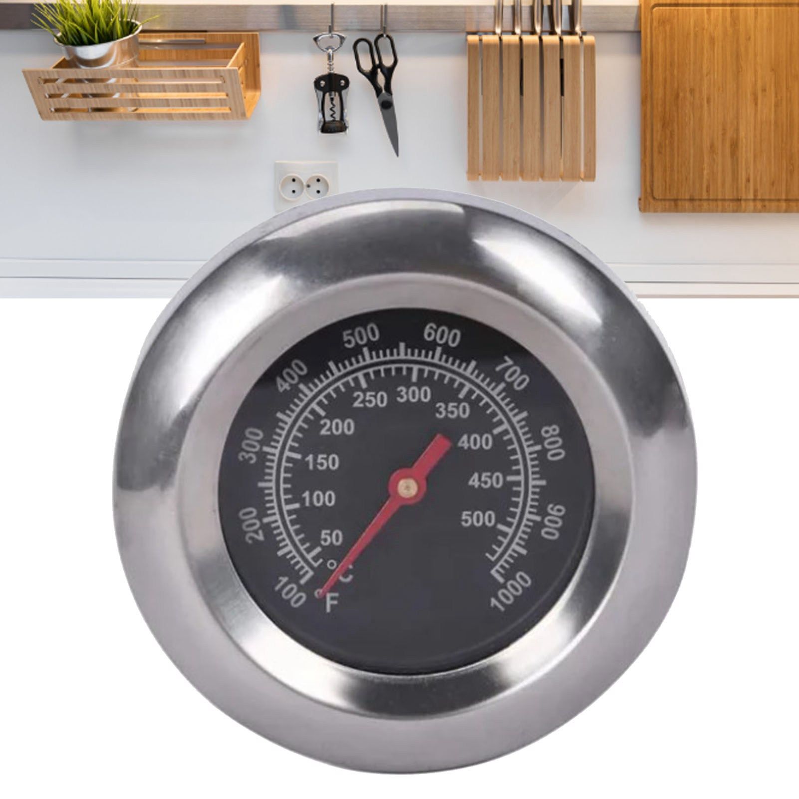 Grill Thermometer Alloy Steel High Accuracy M10 Thread Clear Scale Easy view 5