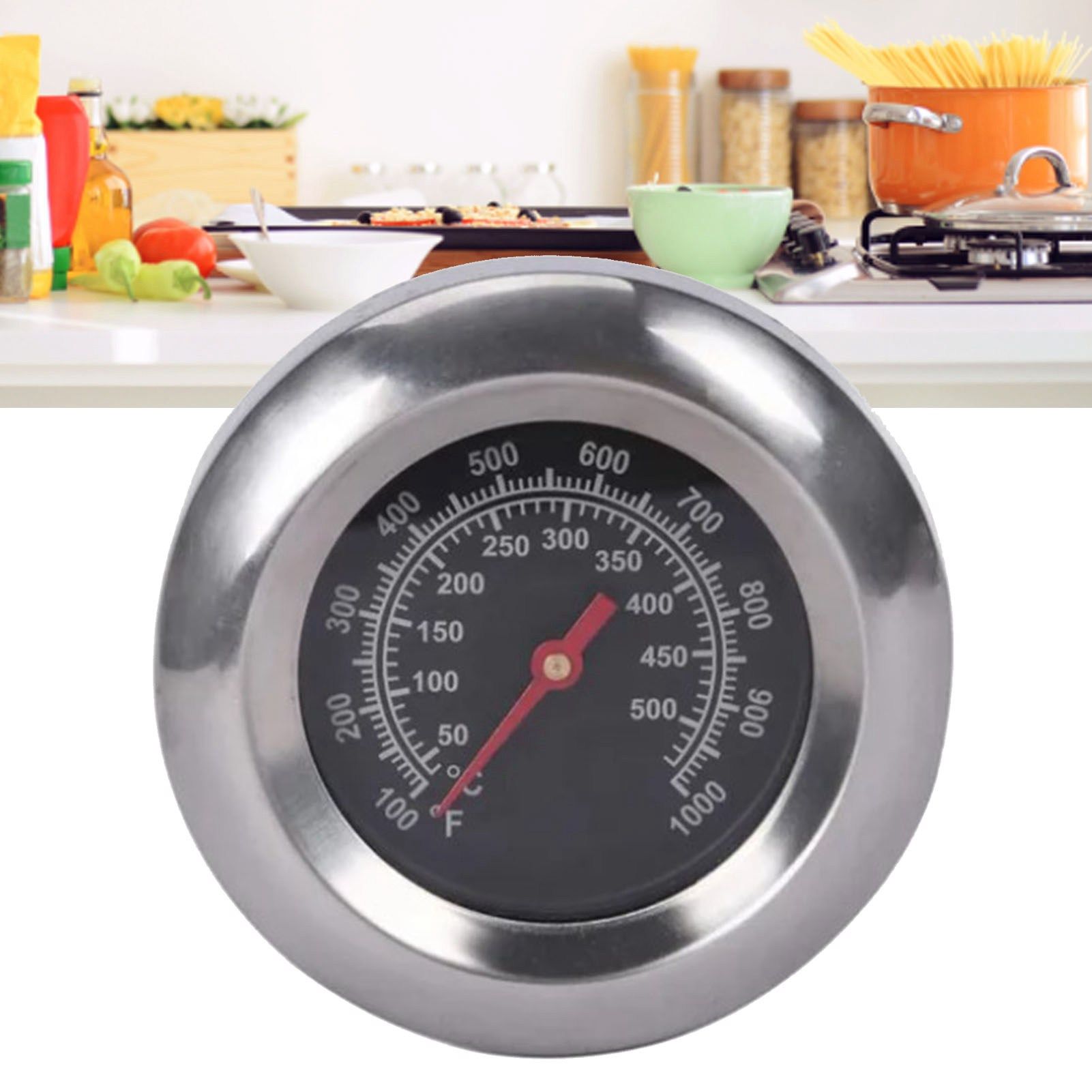 Grill Thermometer Alloy Steel High Accuracy M10 Thread Clear Scale Easy view 6