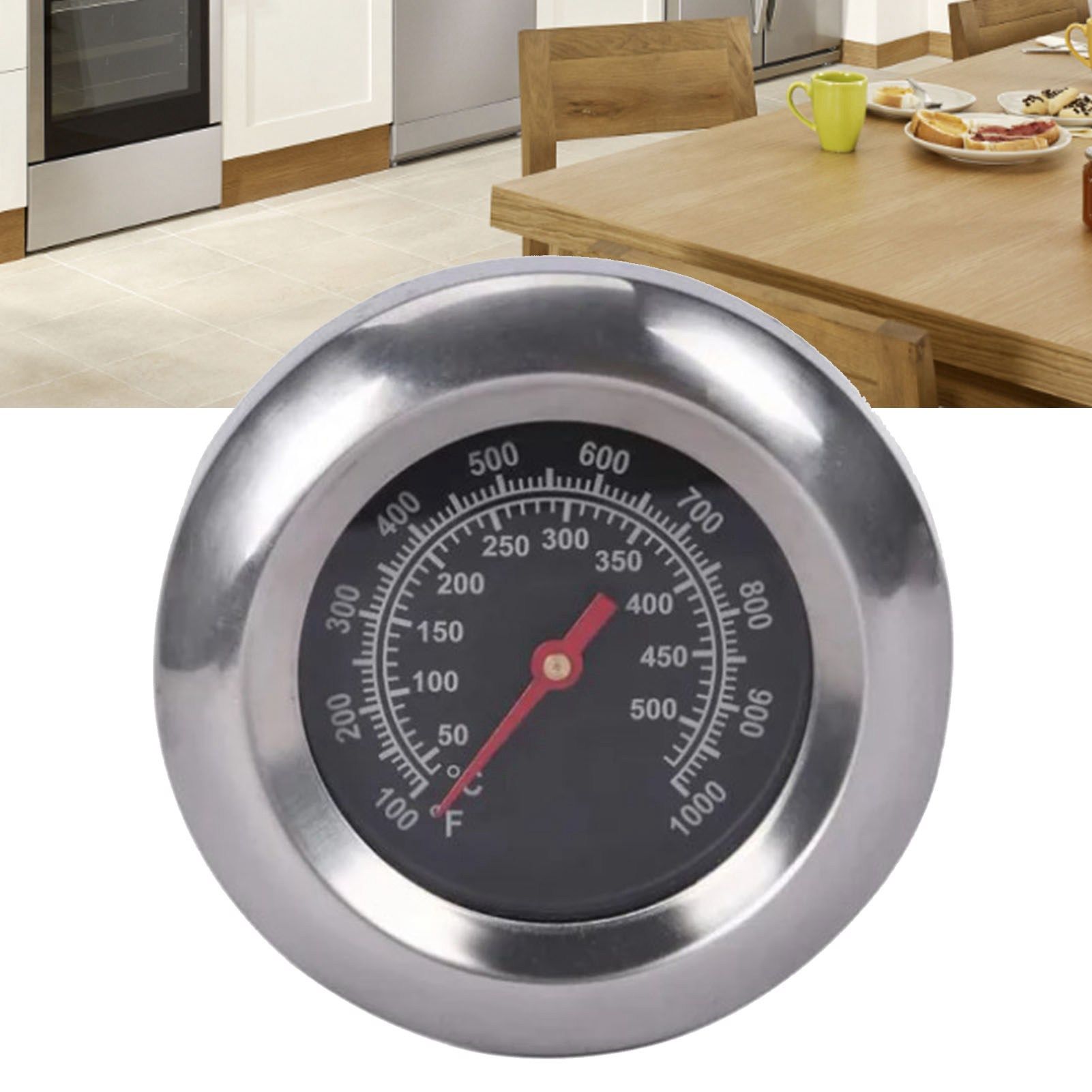 Grill Thermometer Alloy Steel High Accuracy M10 Thread Clear Scale Easy view 11