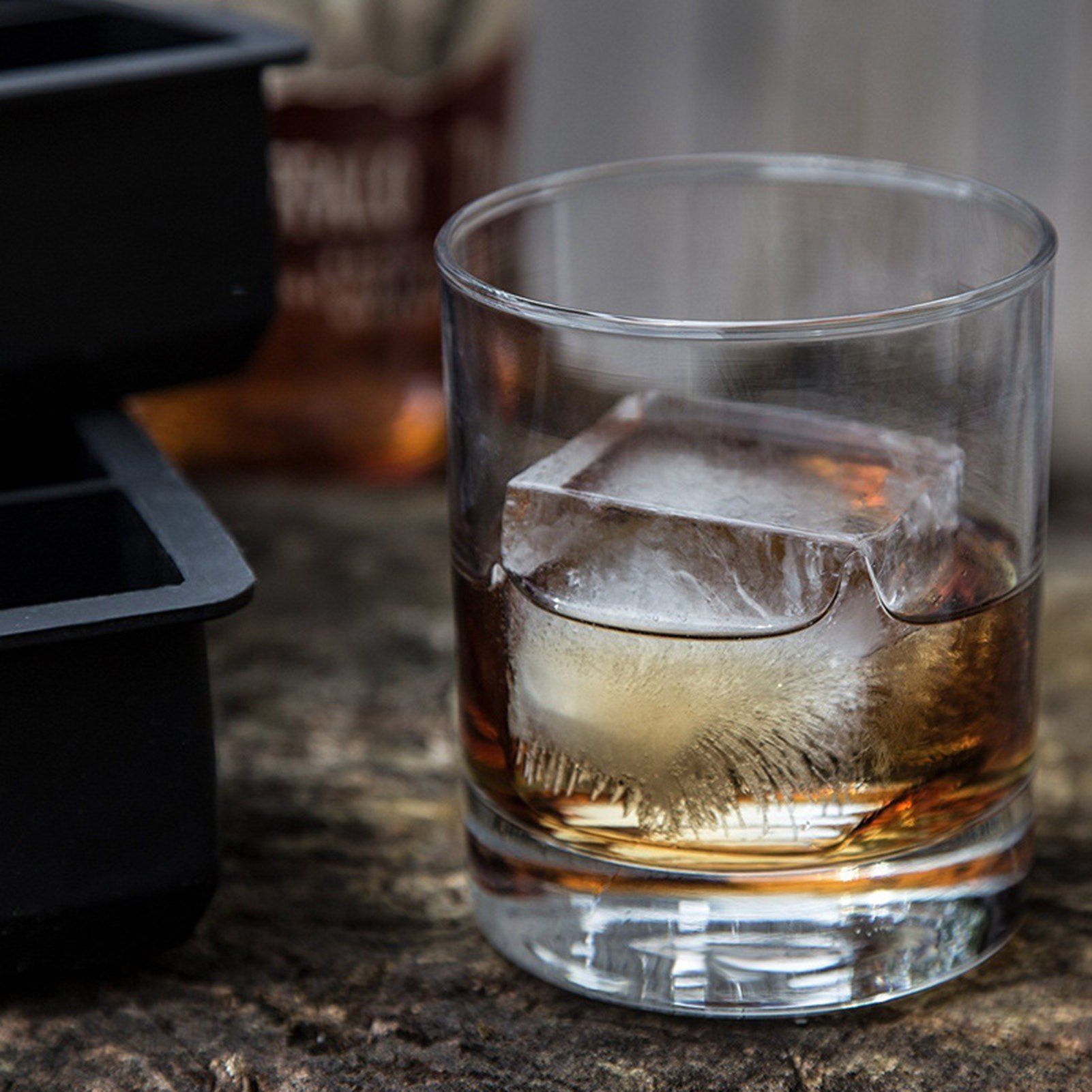 Ice Cube Tray 6 Grids Easy Release Silicone Square and Round with Lid Ice Cube view 13