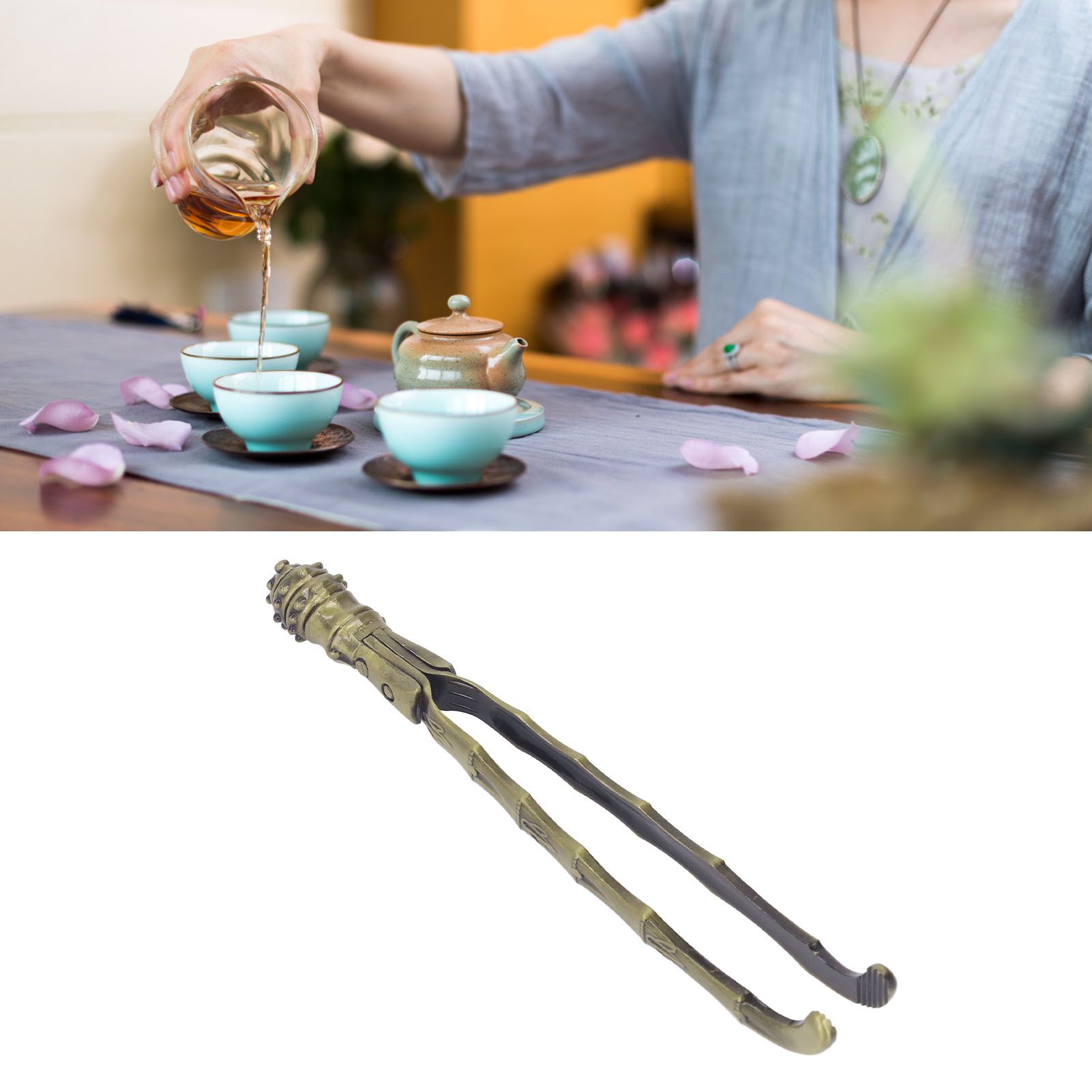 Cup Pick Up Clip Portable Tableware Tweezers Metal Tea Cup Washing Tongs for view 11