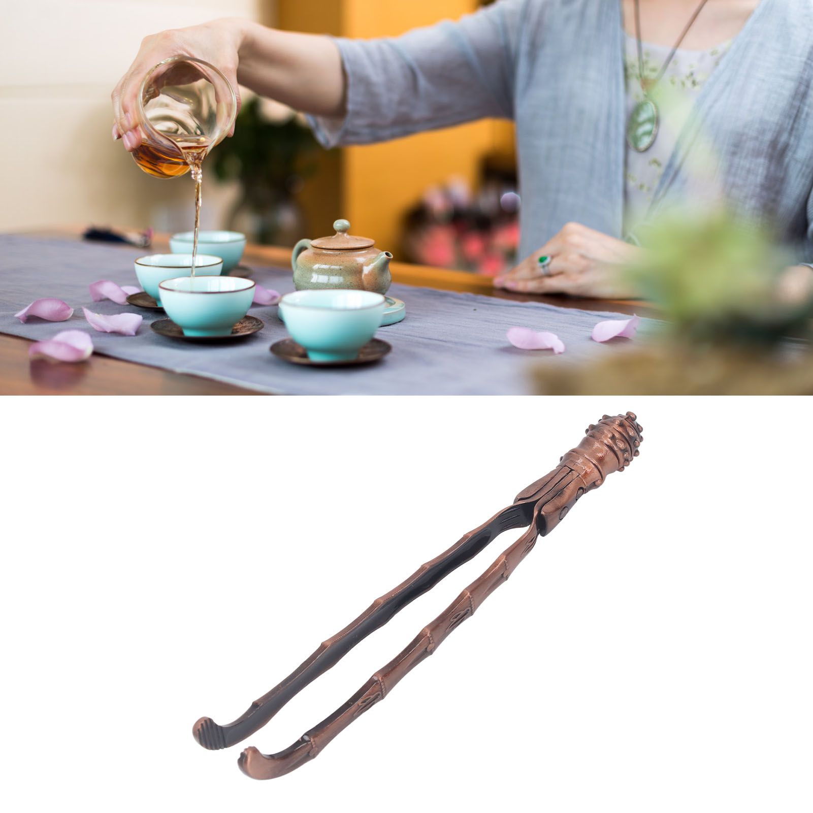 Cup Pick Up Clip Portable Tableware Tweezers Metal Tea Cup Washing Tongs for view 11