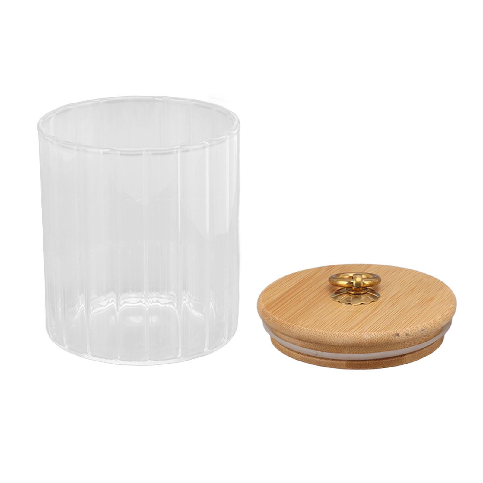 Food Storage Jar Clear Glass Canning Jar Moisture Proof with Sealed Lid for view 5