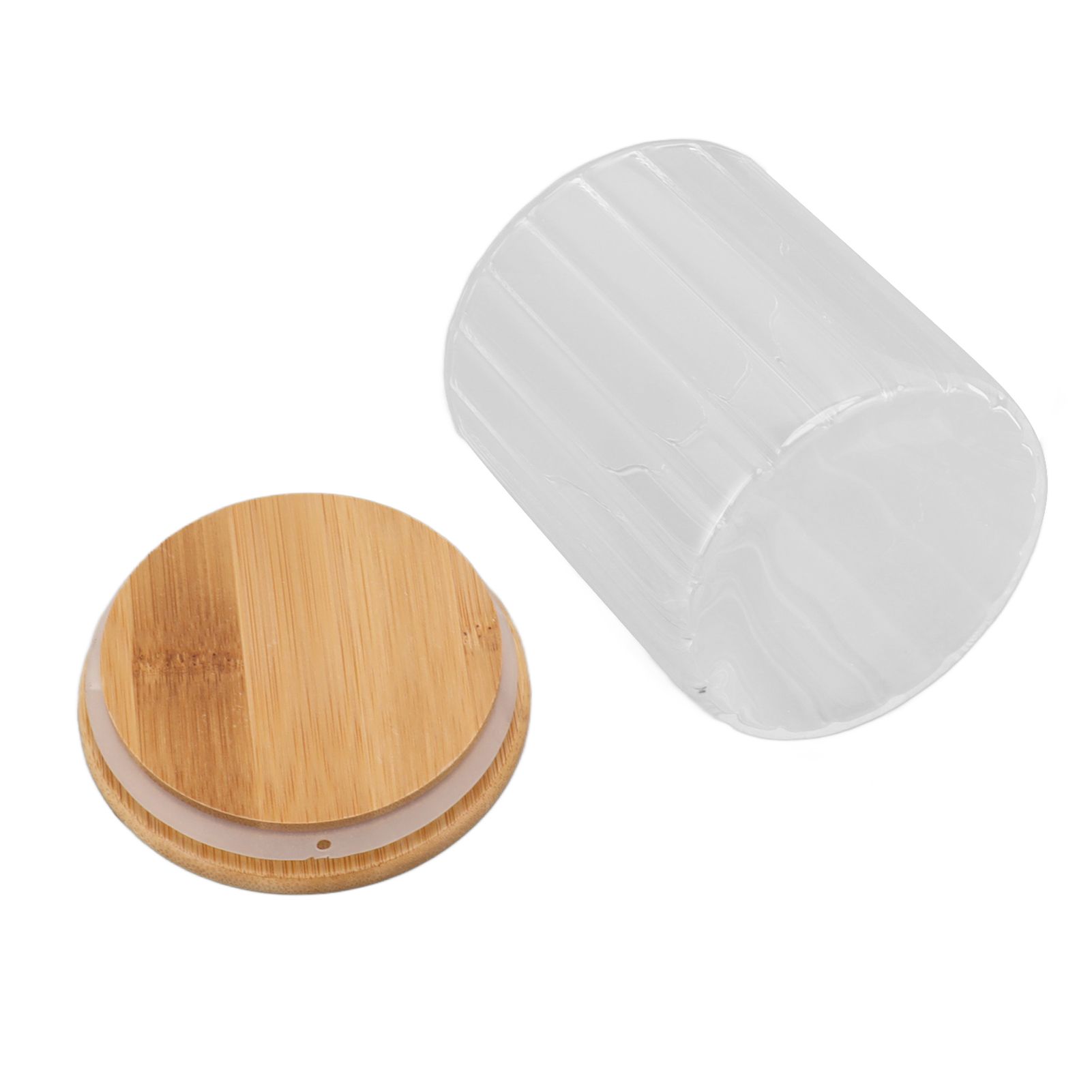 Food Storage Jar Clear Glass Canning Jar Moisture Proof with Sealed Lid for view 7