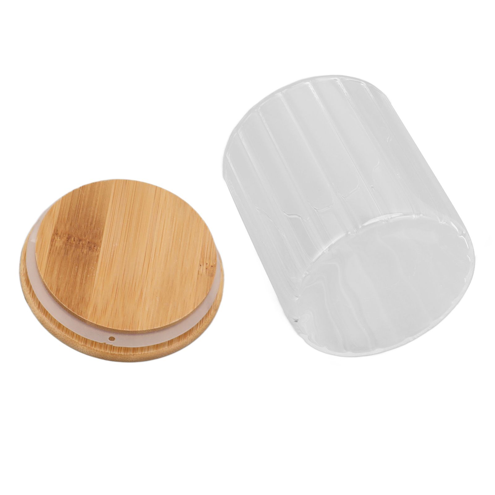 Food Storage Jar Clear Glass Canning Jar Moisture Proof with Sealed Lid for view 8