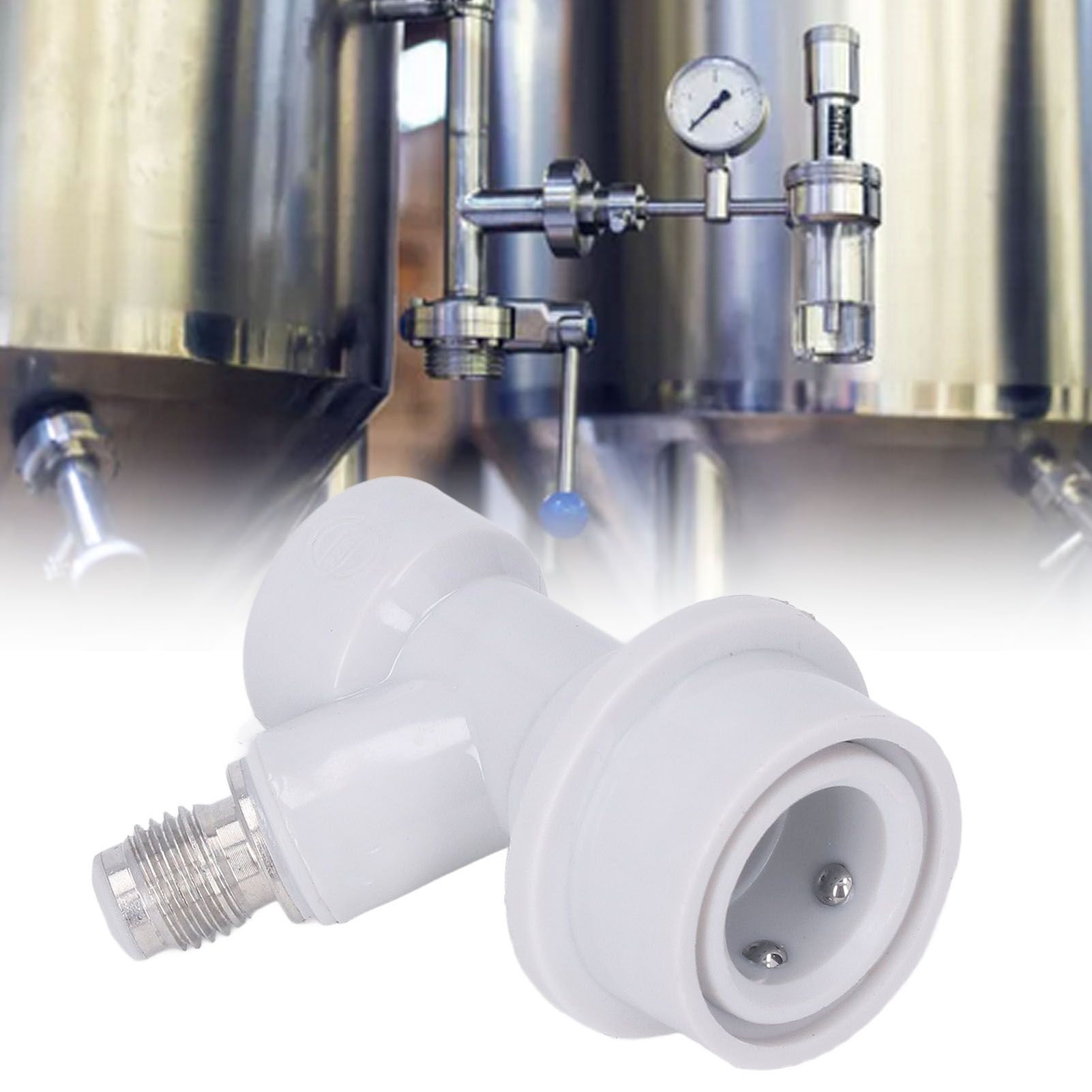 Ball Lock Beer Keg Disconnect Stainless Steel Leak Free Rustproof Barbed Ball view 11