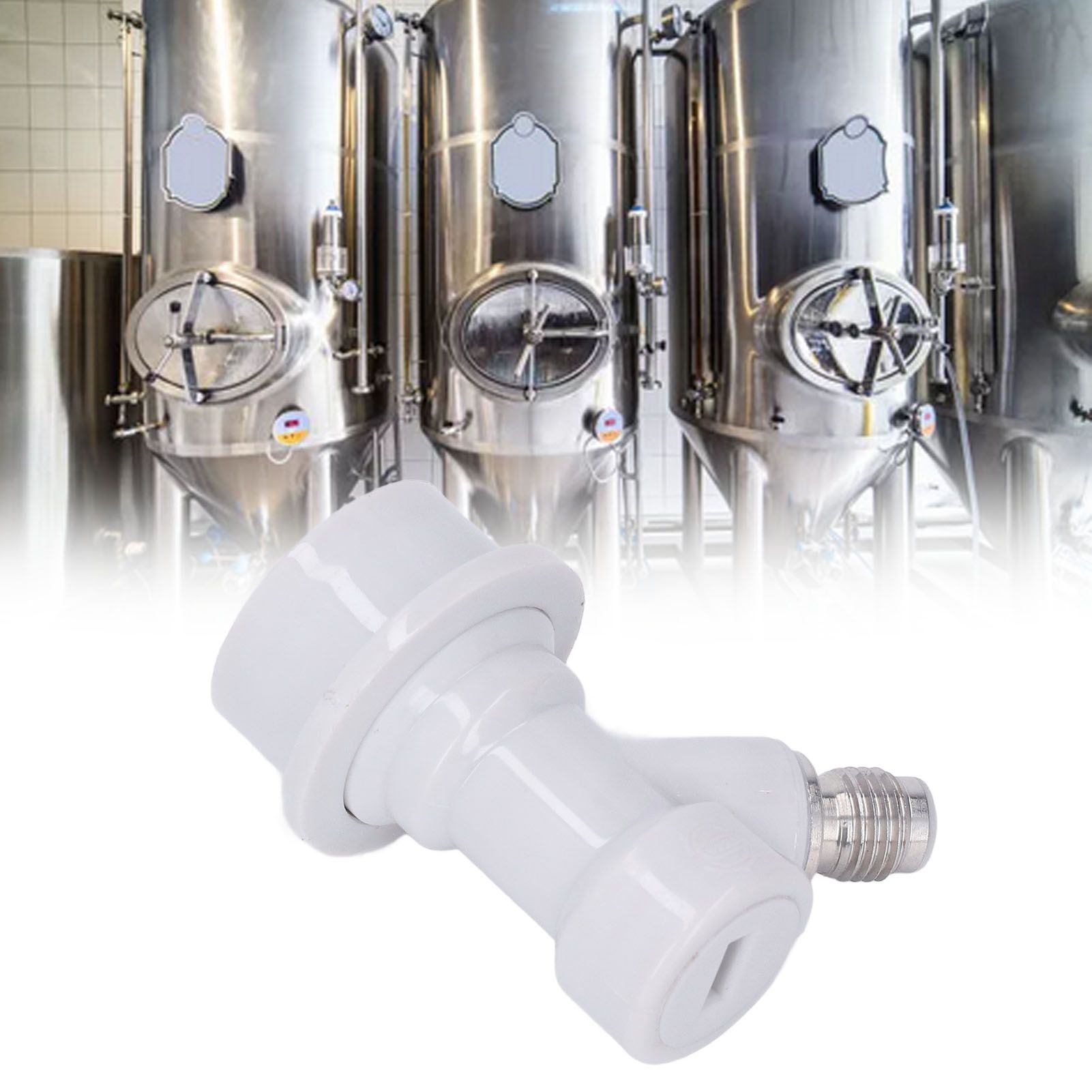 Ball Lock Beer Keg Disconnect Stainless Steel Leak Free Rustproof Barbed Ball view 12