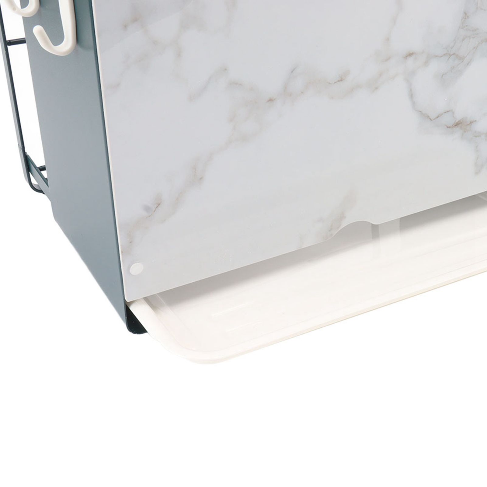 Multifunctional Knife Blocks with White Plate Cutting Board Pot Lid Holder for view 15