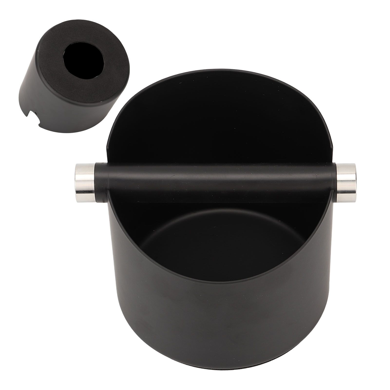 Coffee Knock Box Stainless Steel Coffee Grounds Knock Box with Knock Bar for view 8