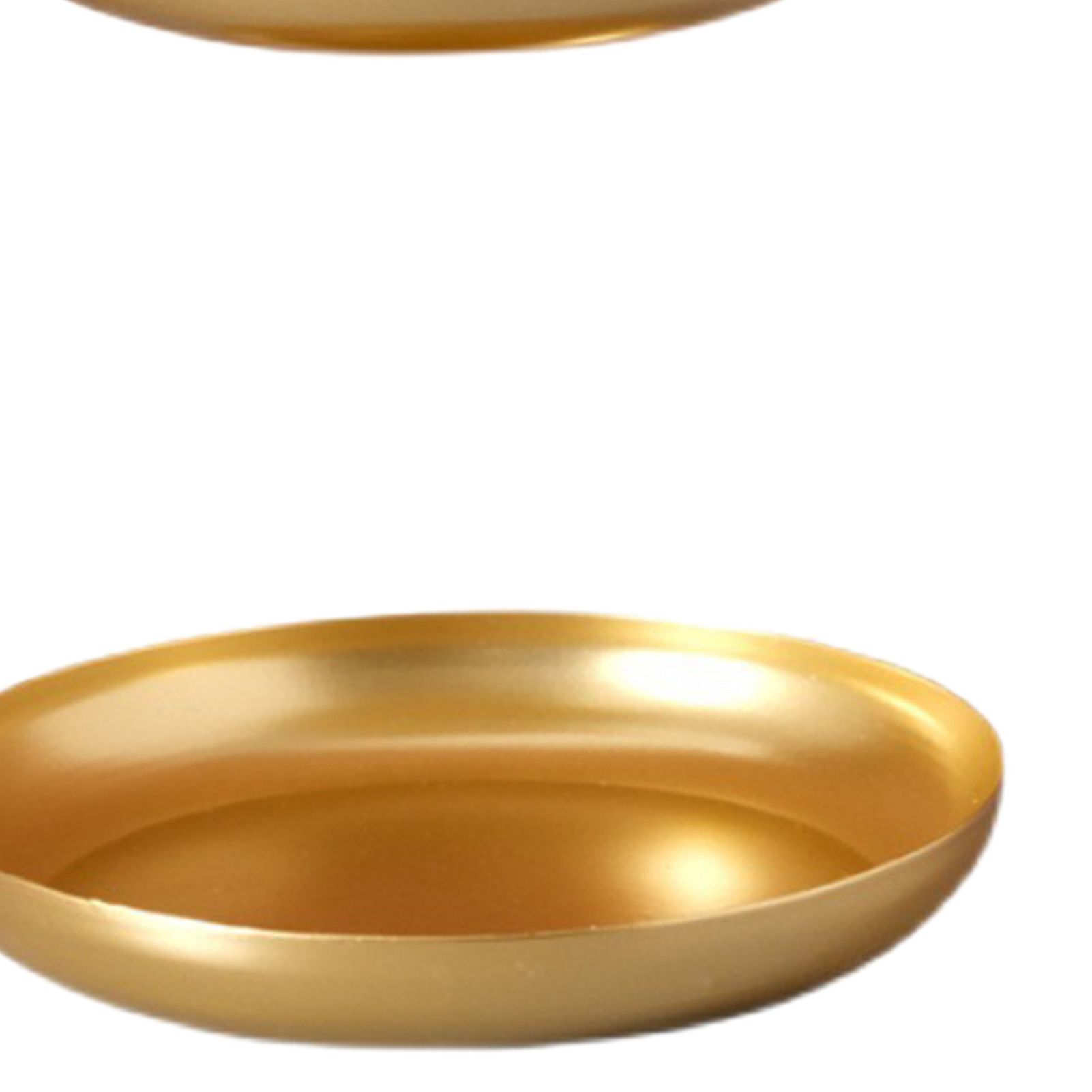 2 Tier Iron Fruit Serving Tray Waterproof Multi Tier Storage Platter for view 7