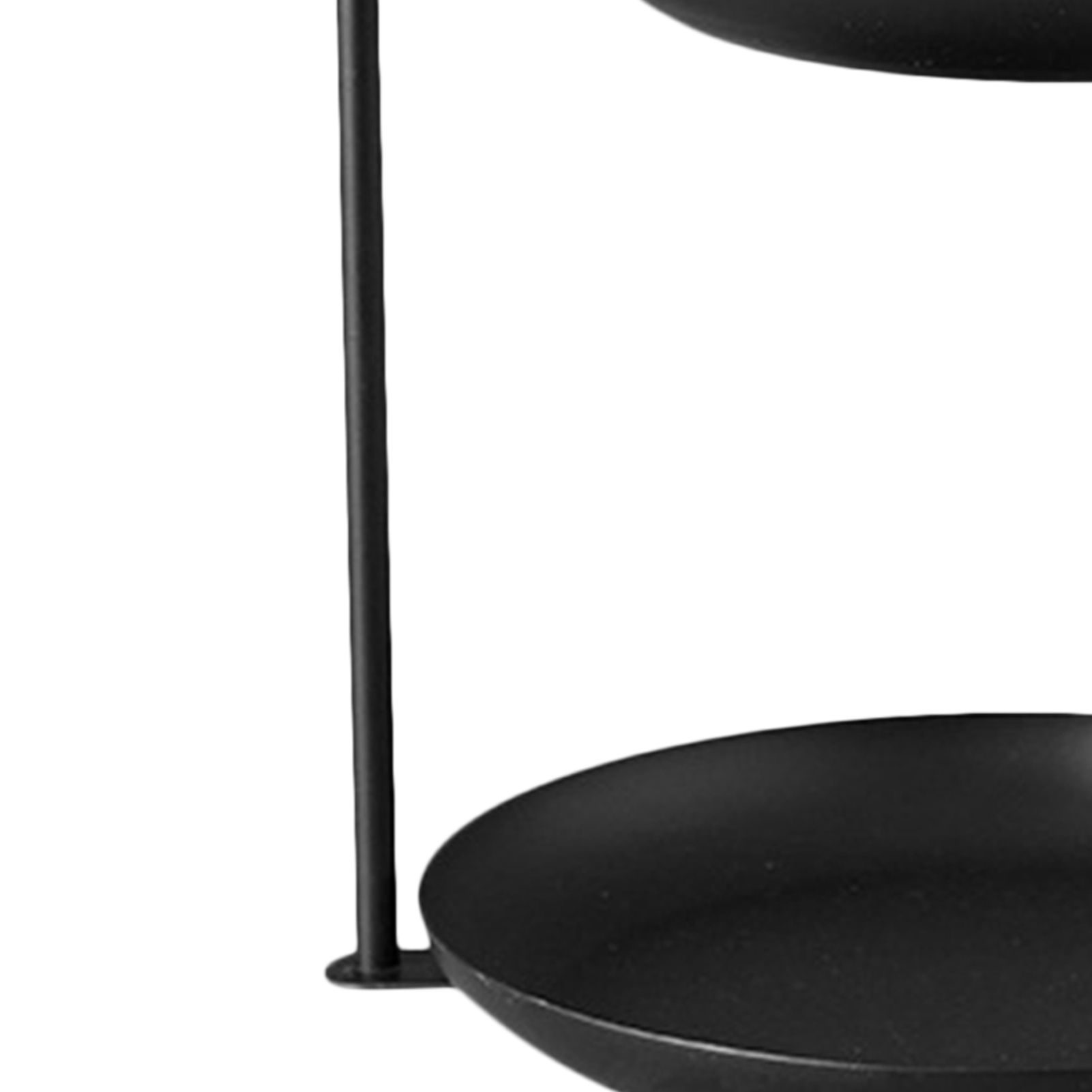 2 Tier Iron Fruit Serving Tray Waterproof Multi Tier Storage Platter for view 8