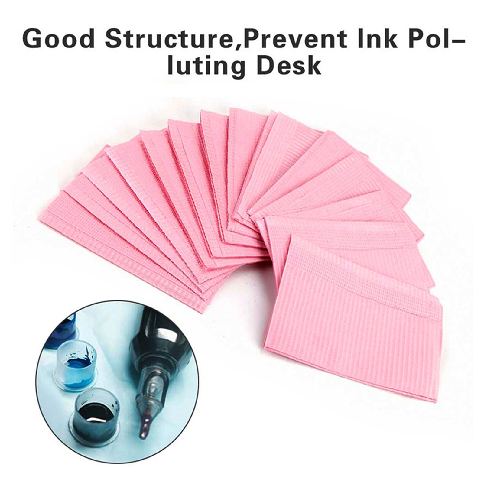 125PCS Tattoo Clean Pad Good Absorption Thick Cloth Disposable Tattoo view 4