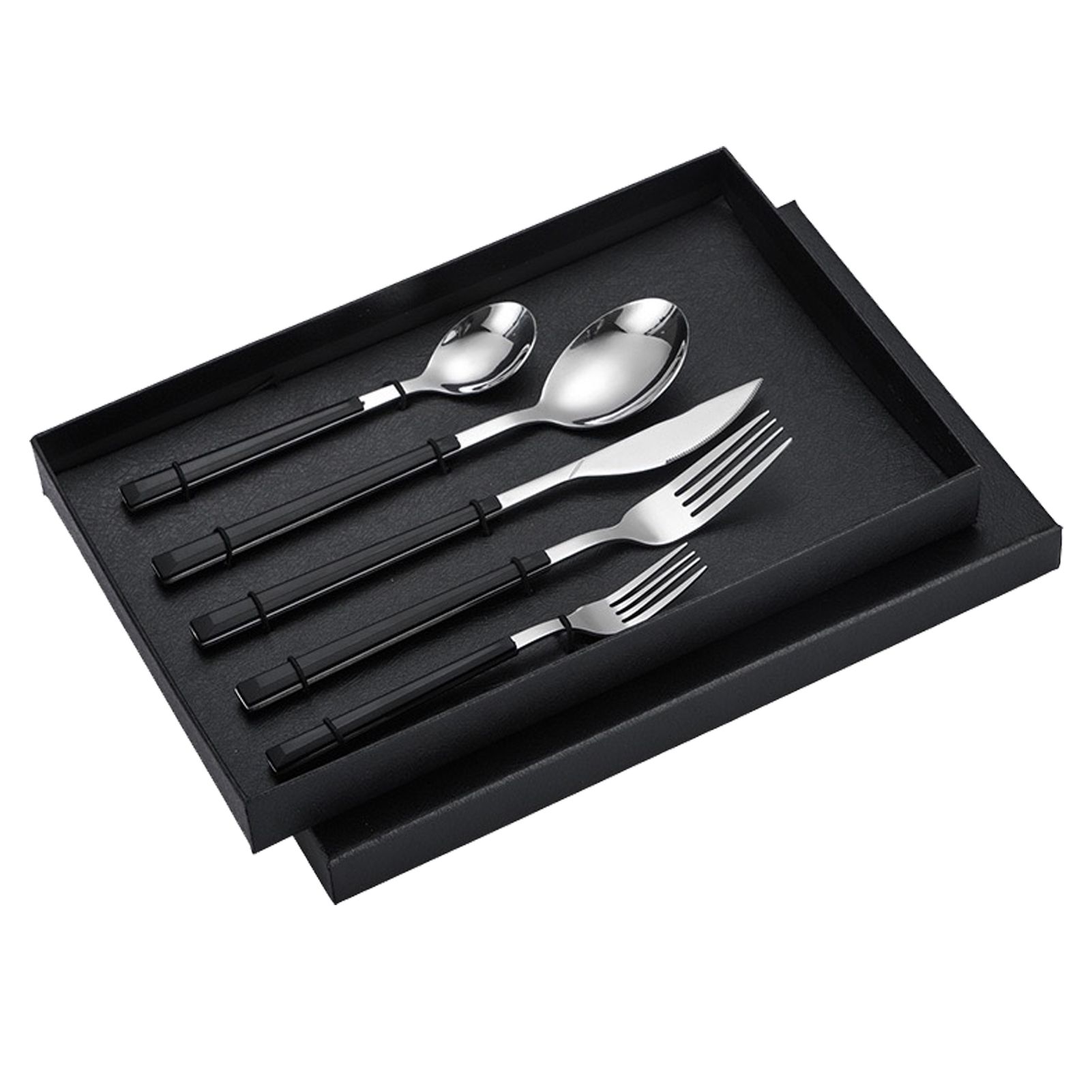 Tableware Cutlery Set Stainless Steel Dinner Knives Forks Spoons Eating