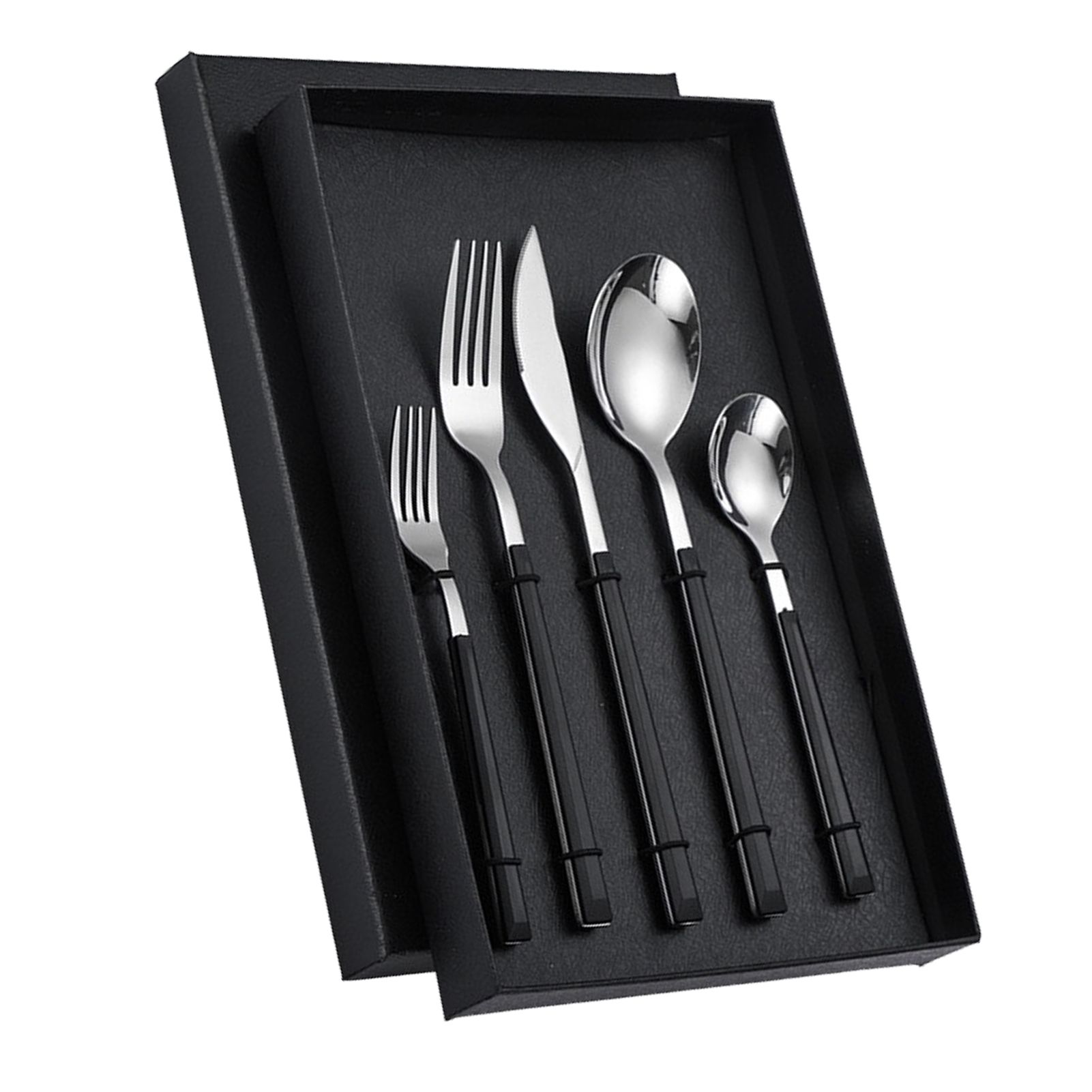 Tableware Cutlery Set Stainless Steel Dinner Knives Forks Spoons Eating view 3