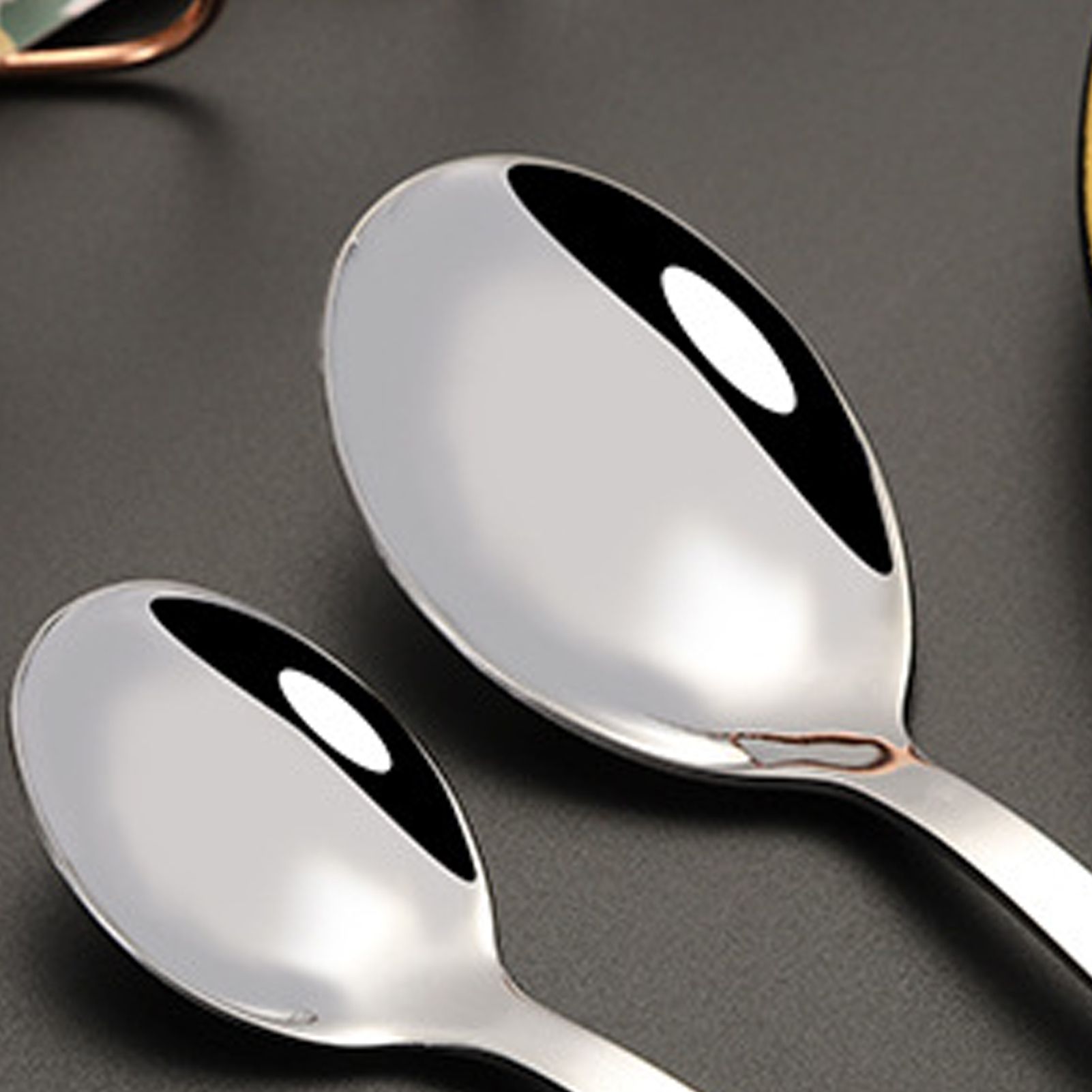 Tableware Cutlery Set Stainless Steel Dinner Knives Forks Spoons Eating view 7