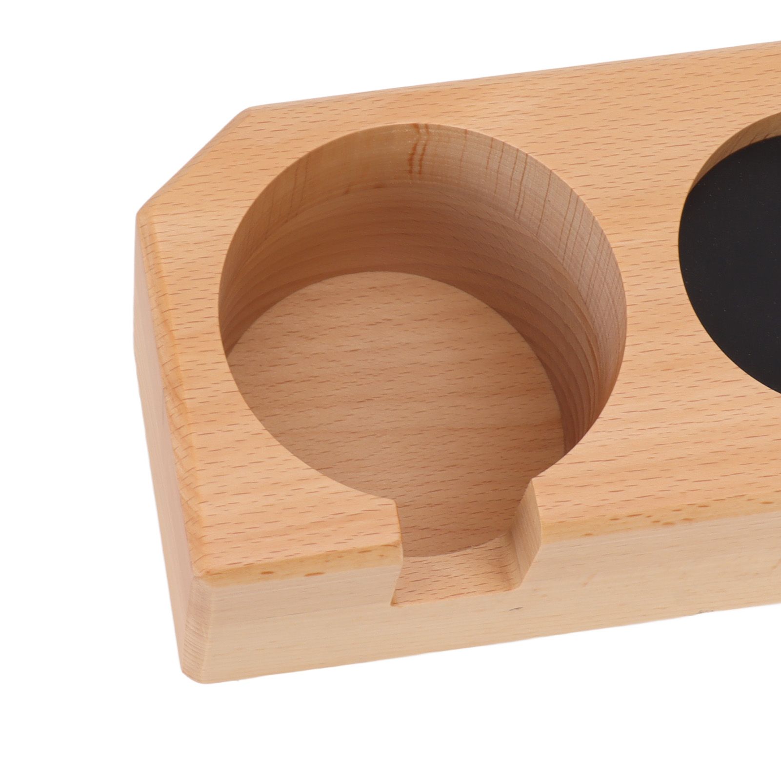 Tamping Station Beech Wood Tamper Mat Stand with Anti Slip Pad for Coffee Bar view 15