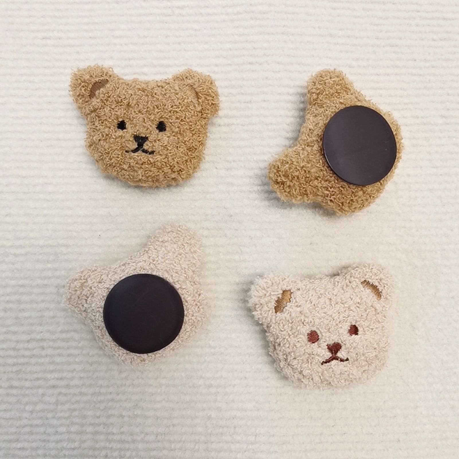 Plush Bear Fridge Magnet Rubber Soft Magnet 3D Animal Fridge Magnet for view 5