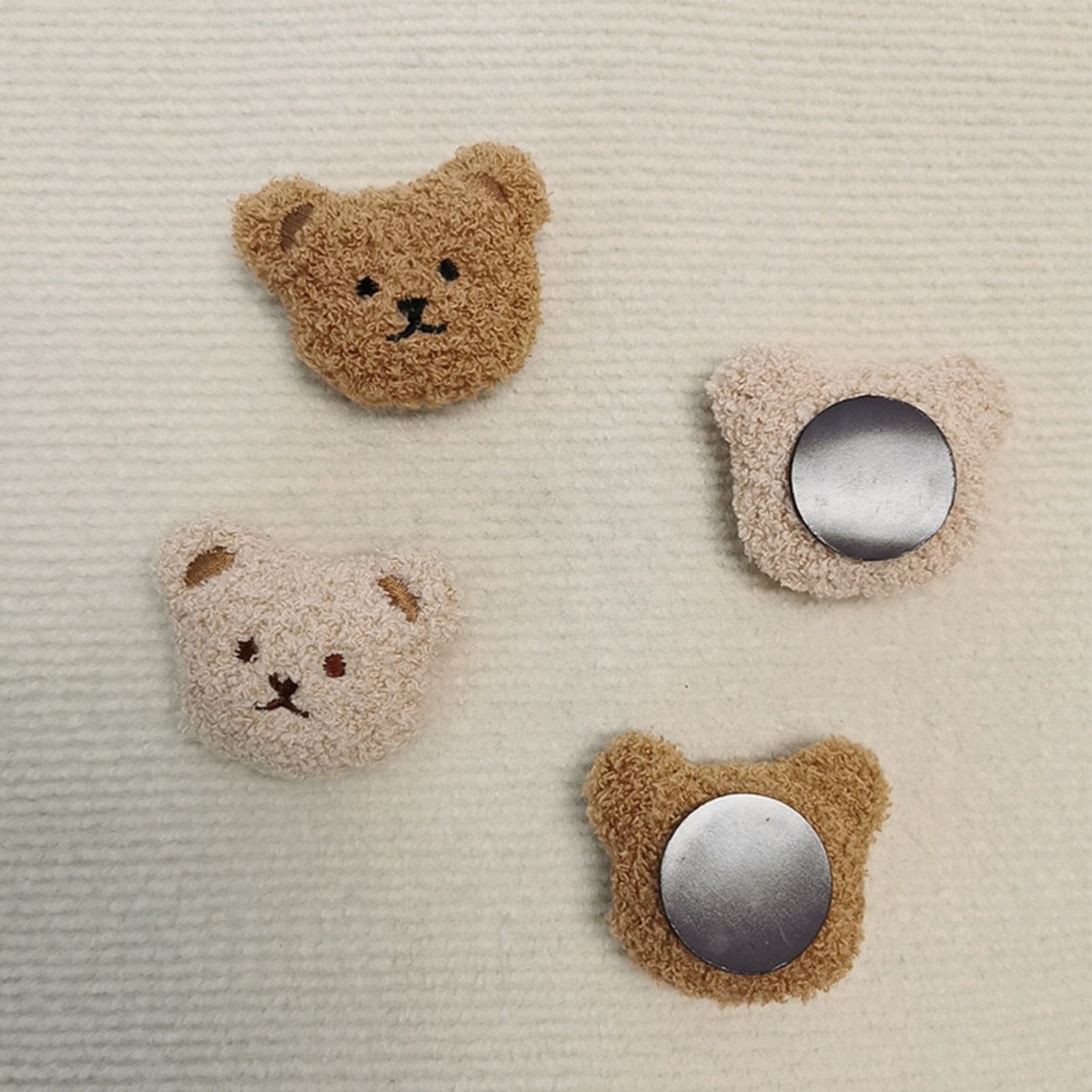 Plush Bear Fridge Magnet Rubber Soft Magnet 3D Animal Fridge Magnet for view 10