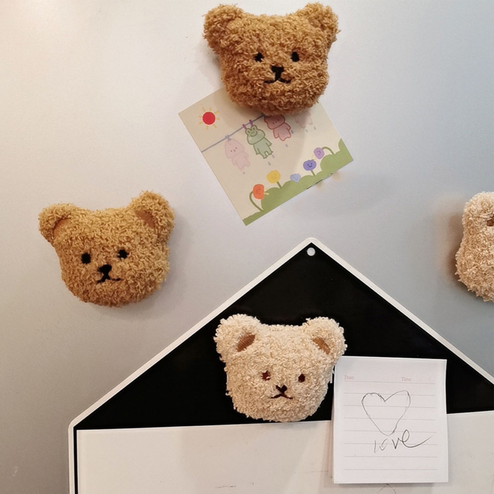 Plush Bear Fridge Magnet Rubber Soft Magnet 3D Animal Fridge Magnet for view 12