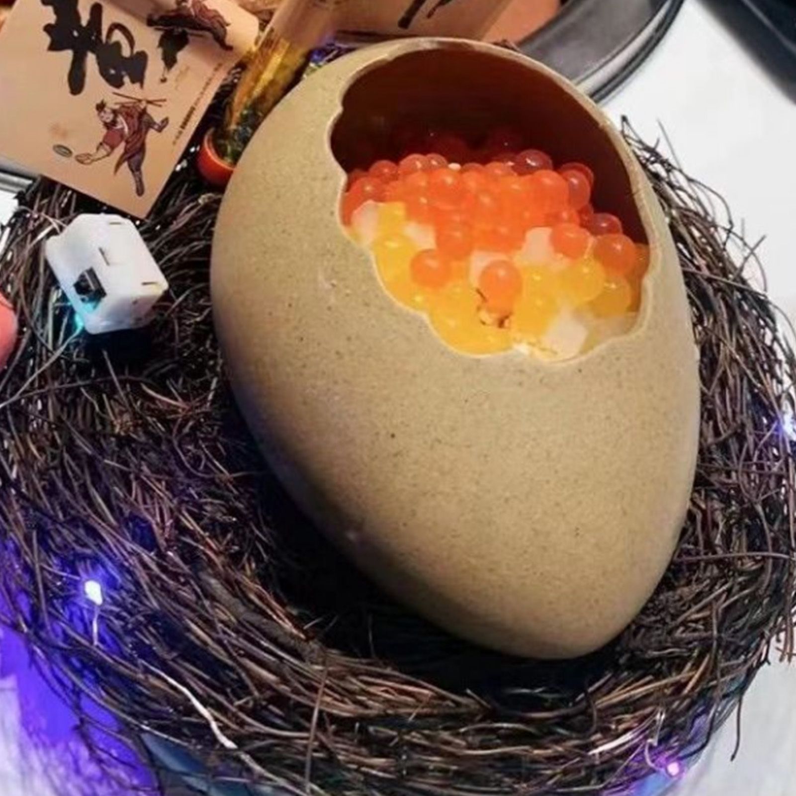 Egg Shell Bowl Ceramic Lifelike Decorative Toxic Free Noodle Dessert Bowl for view 6
