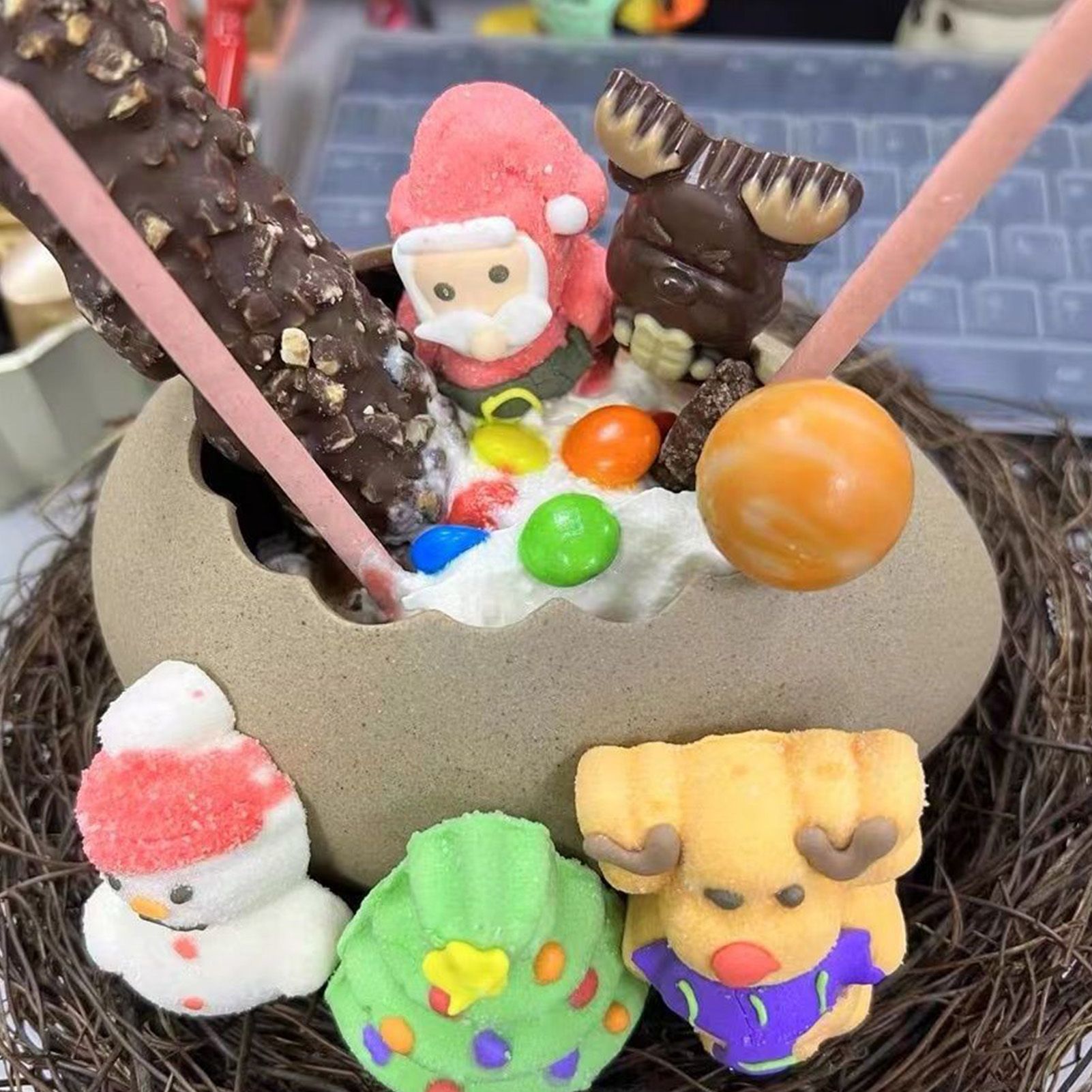 Egg Shell Bowl Ceramic Lifelike Decorative Toxic Free Noodle Dessert Bowl for view 10