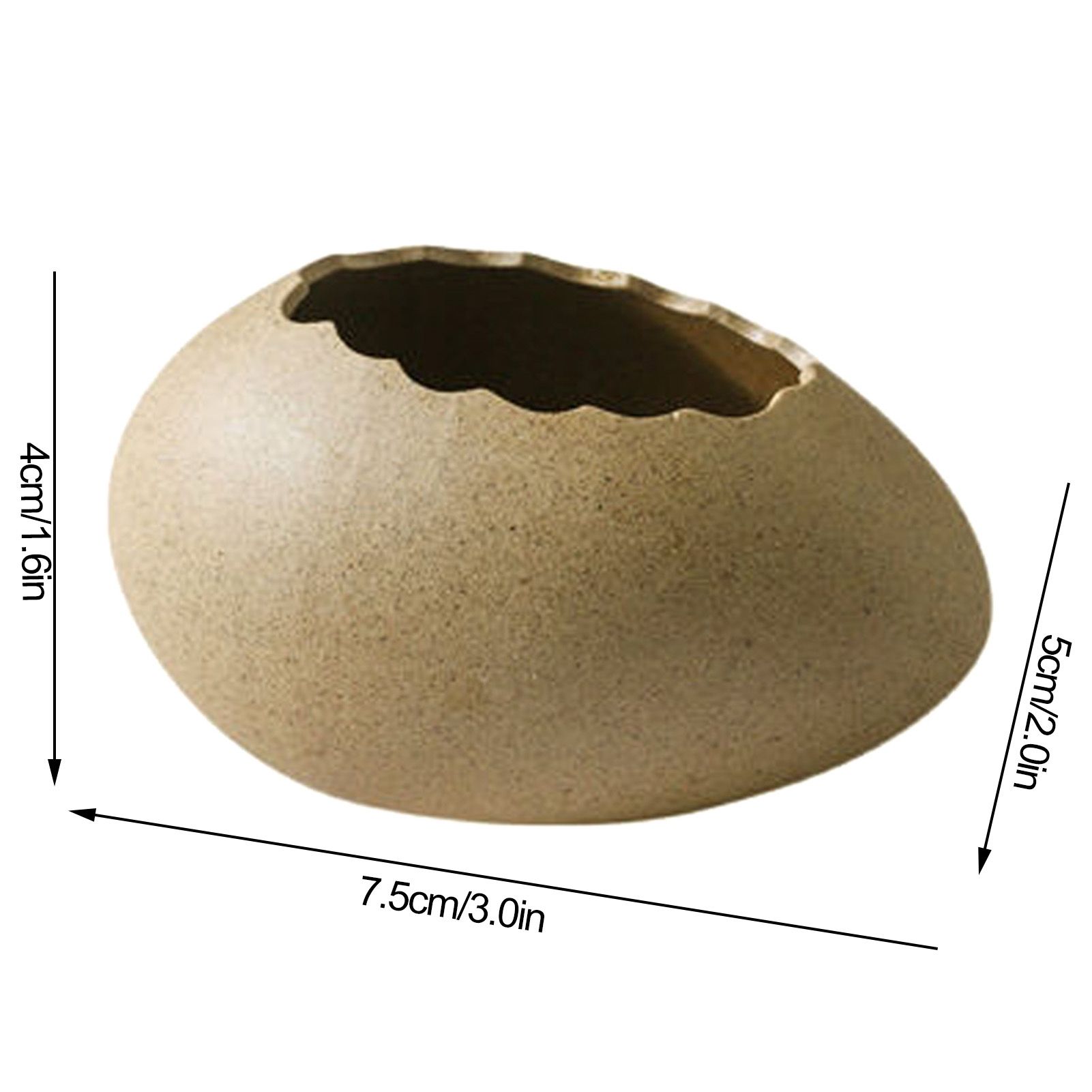 Egg Shell Bowl Ceramic Lifelike Decorative Toxic Free Noodle Dessert Bowl for view 13