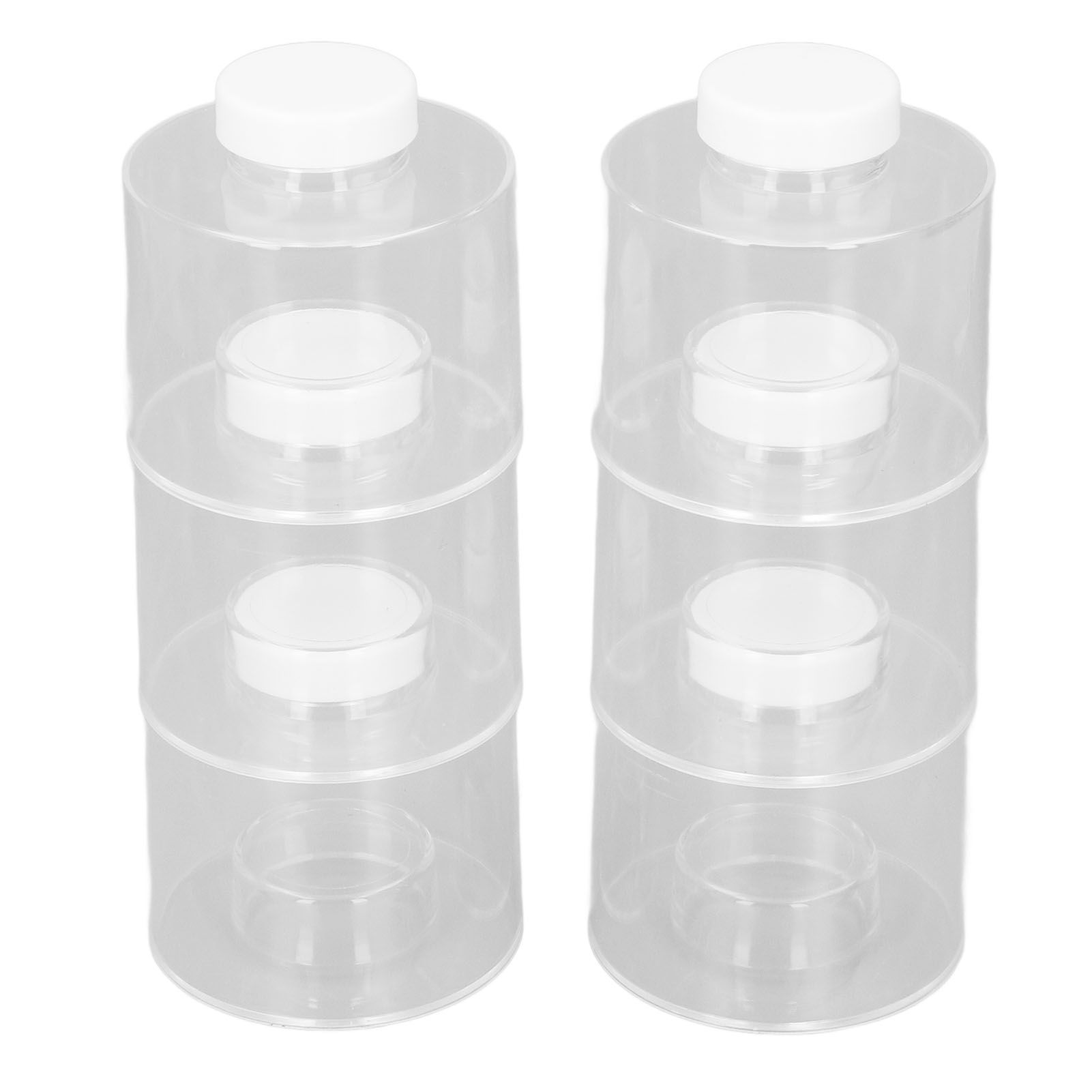 6 Pcs Stackable Spice Pot Spice Tower Spice Color Transparent Pot Seasoning view 4