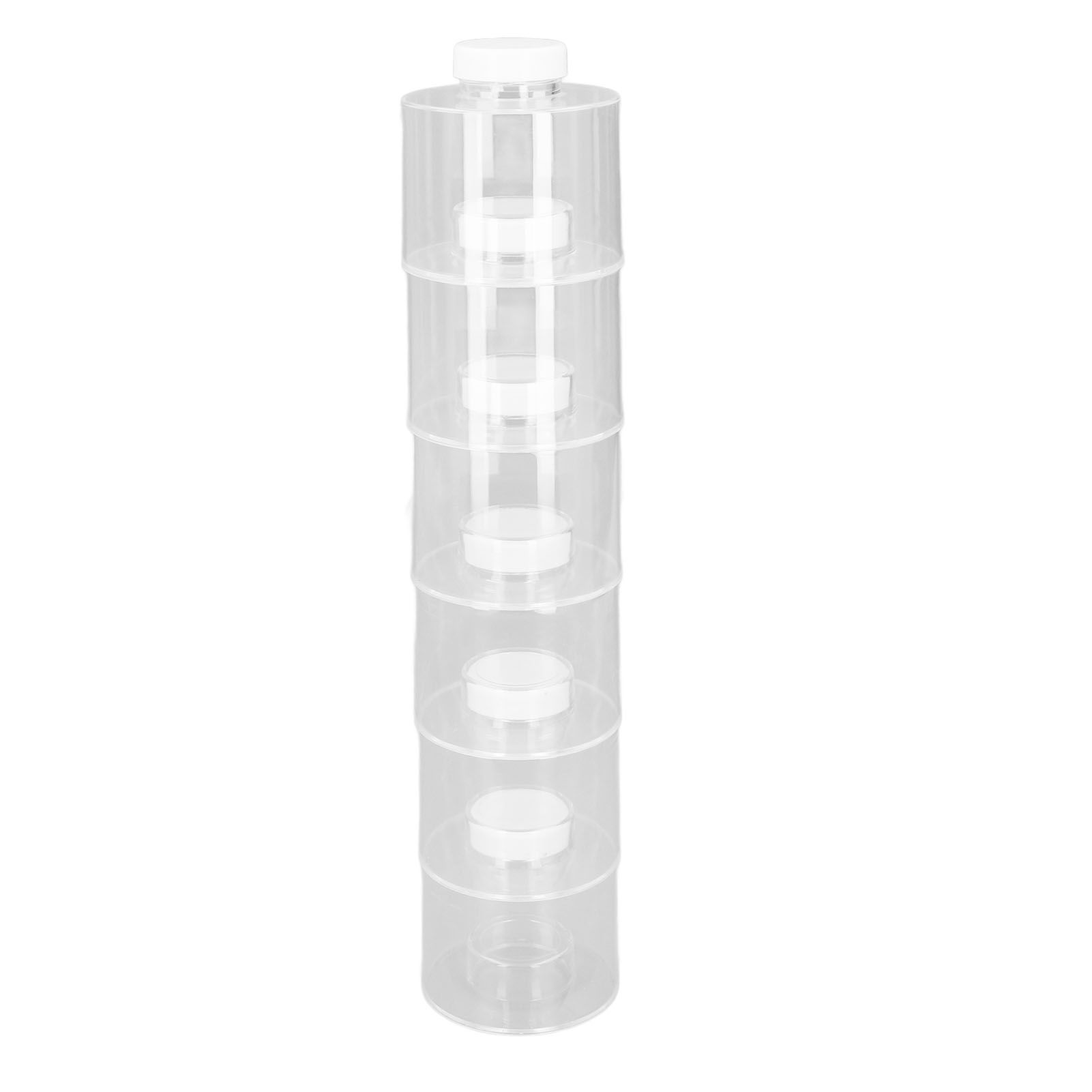 6 Pcs Stackable Spice Pot Spice Tower Spice Color Transparent Pot Seasoning view 5