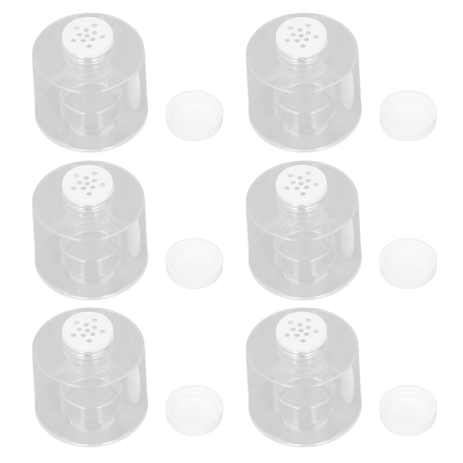 6 Pcs Stackable Spice Pot Spice Tower Spice Color Transparent Pot Seasoning view 9