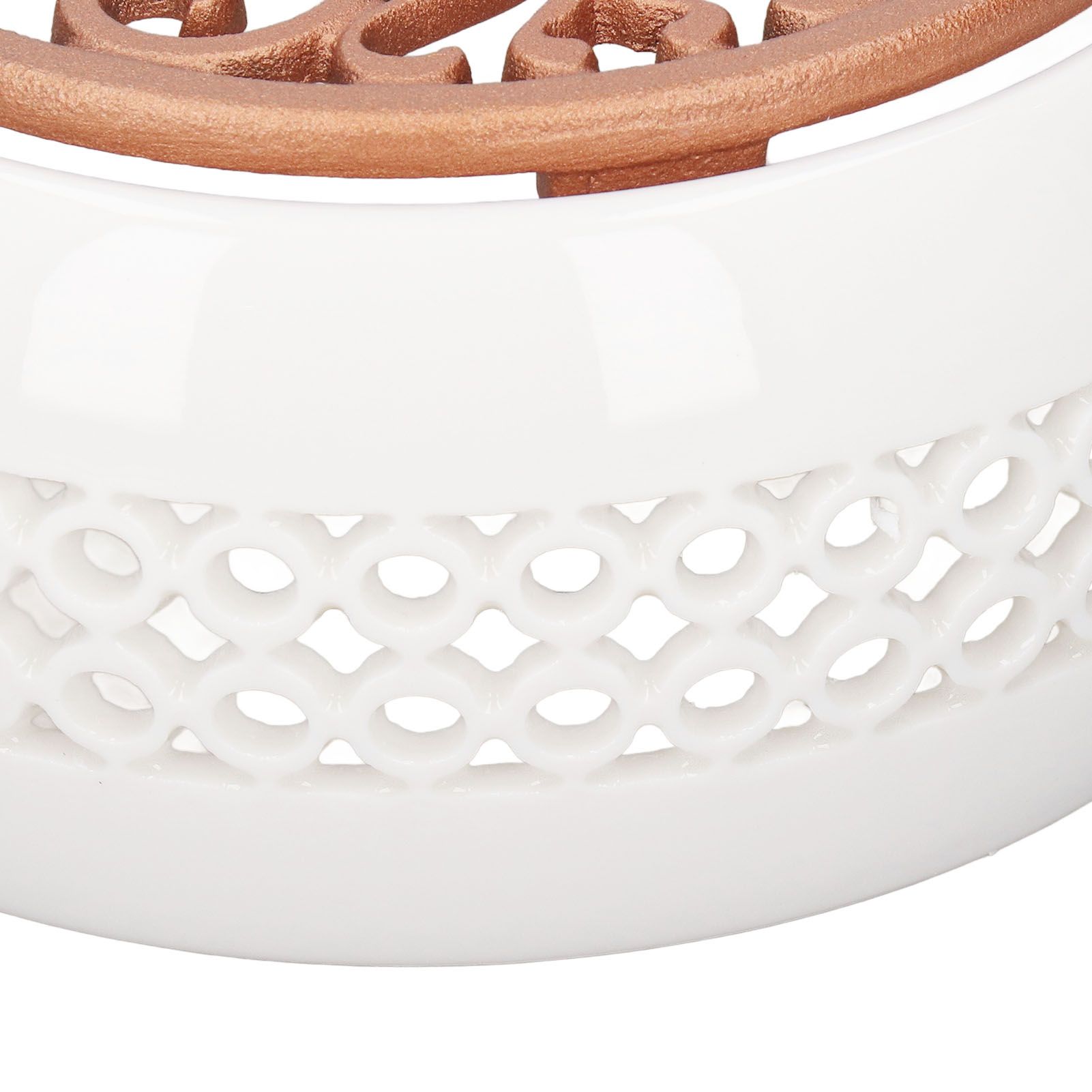 Ceramic Teapot Warmer Hollowed Pad Concave Bottom Practical Multifunction view 14