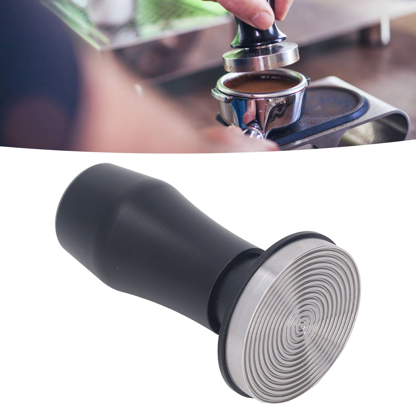 Coffee Tamper Aluminum Alloy Calibrated Tamper with Stainless Steel Base view 11