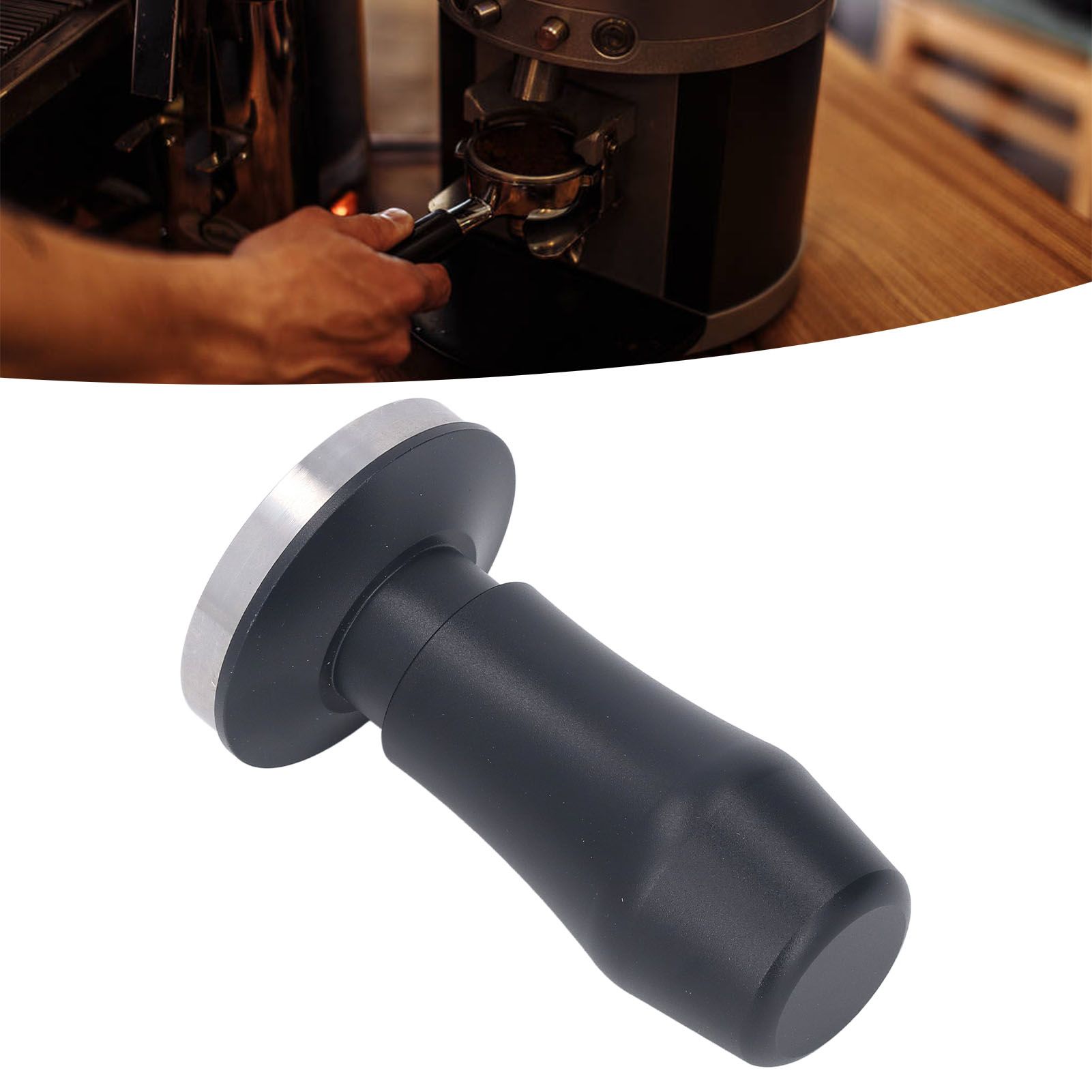 Coffee Tamper Aluminum Alloy Calibrated Tamper with Stainless Steel Base view 12