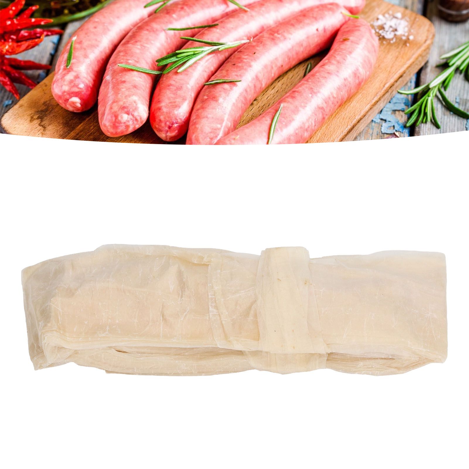 Dried Sheep Casing Uniform Thickness Handmade Natural Sausage Casing for Home view 11