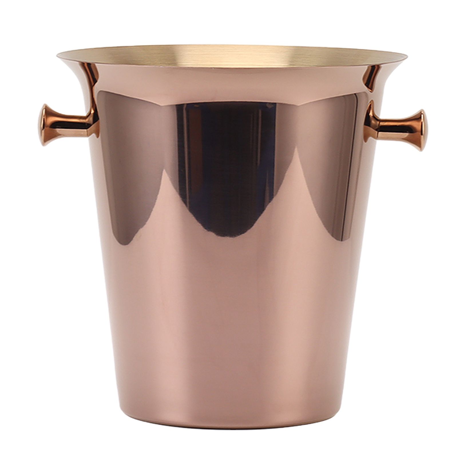 Ice Bucket with Handles Stainless Steel Beer Wine Beverage Cooling Tub for