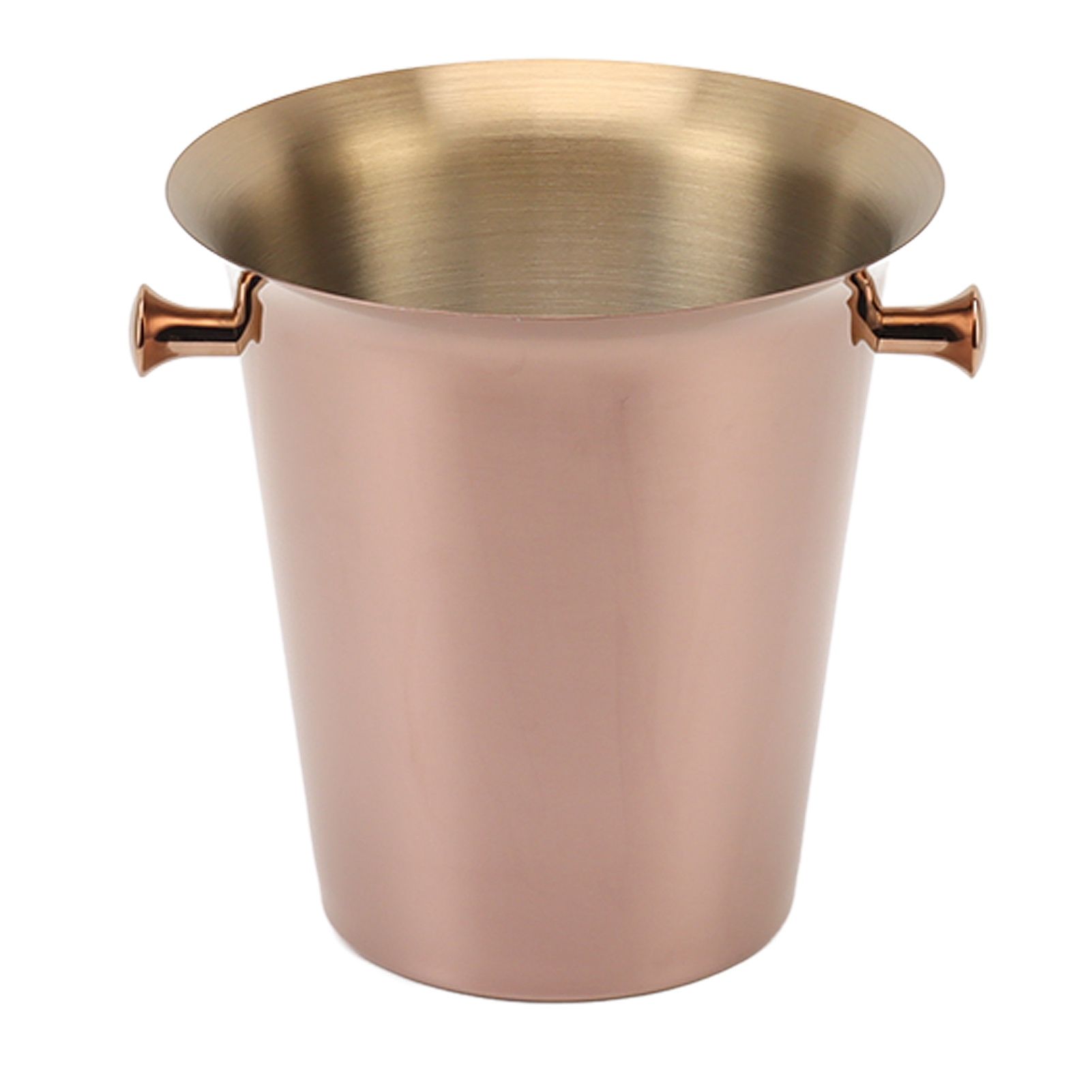 Ice Bucket with Handles Stainless Steel Beer Wine Beverage Cooling Tub for view 2