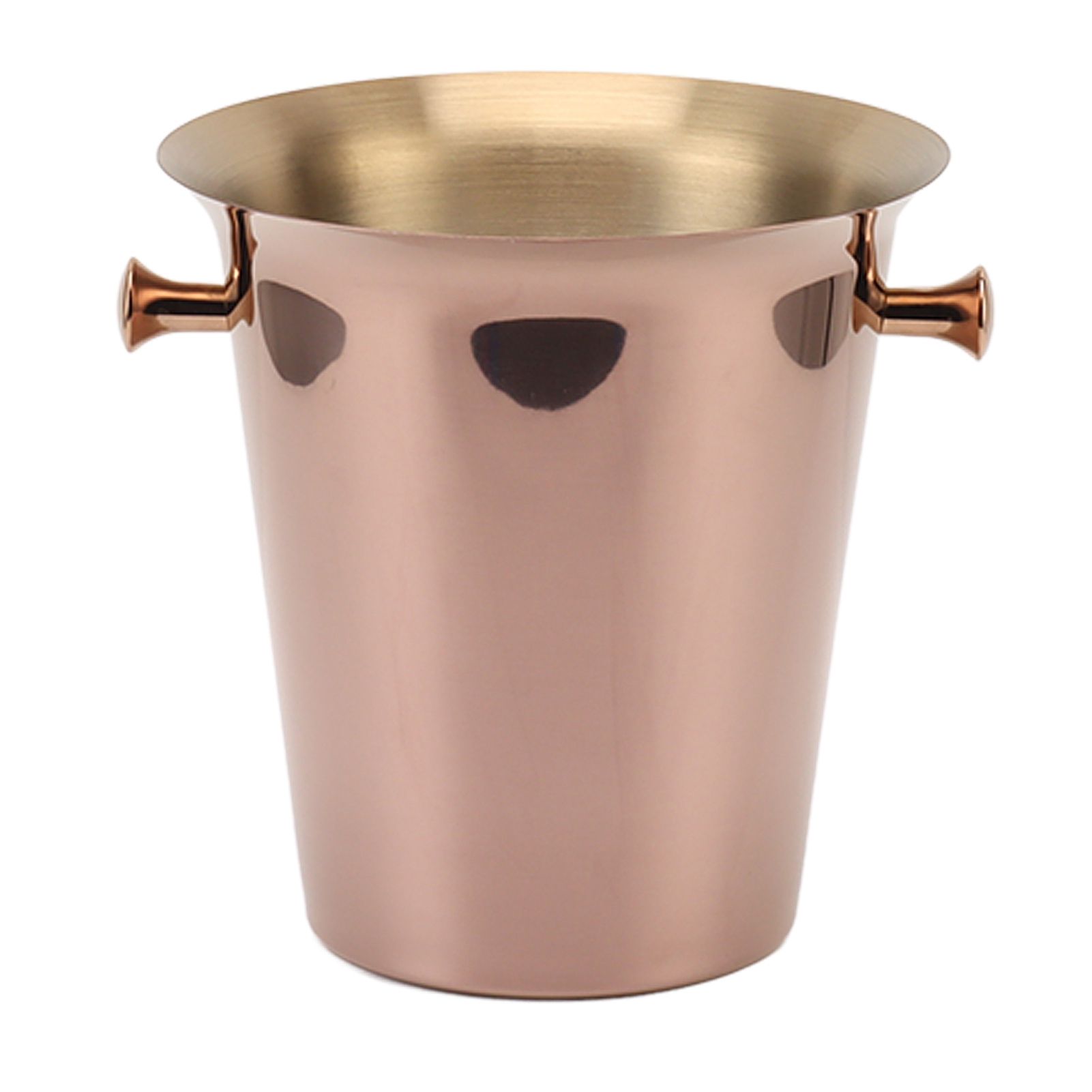 Ice Bucket with Handles Stainless Steel Beer Wine Beverage Cooling Tub for view 3