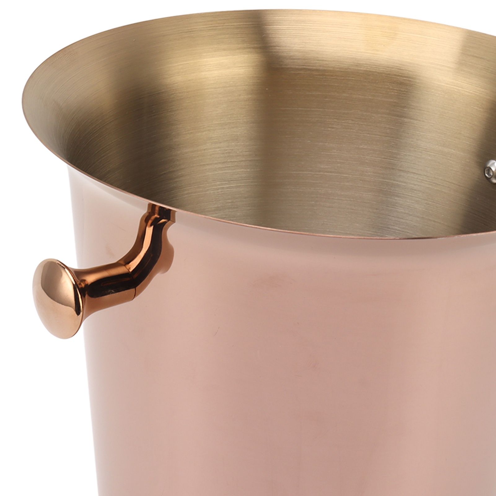 Ice Bucket with Handles Stainless Steel Beer Wine Beverage Cooling Tub for view 14