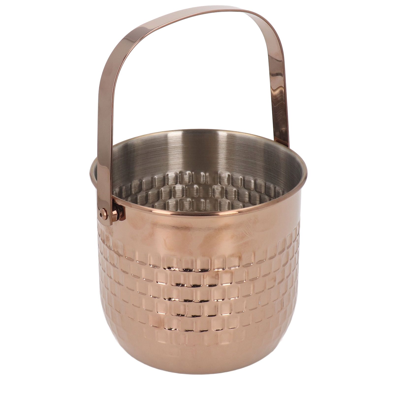 Wine Bucket Double Layer Stainless Steel Insulated Ice Wine Bucket for KTV Bar view 2
