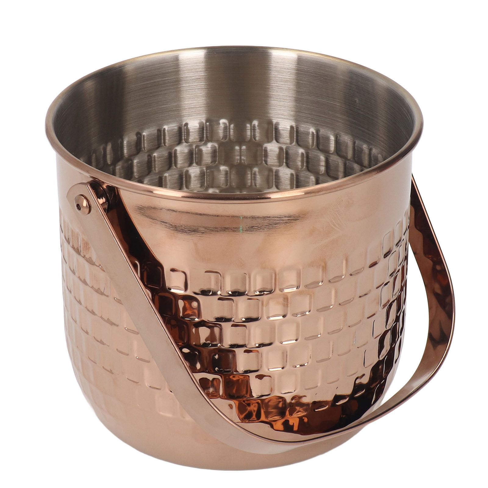 Wine Bucket Double Layer Stainless Steel Insulated Ice Wine Bucket for KTV Bar view 4